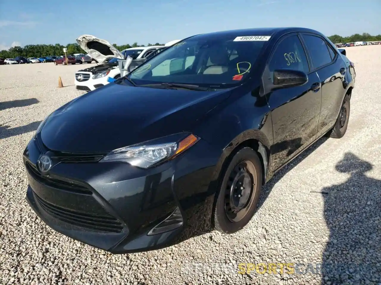 2 Photograph of a damaged car 5YFBURHE4KP882946 TOYOTA COROLLA 2019