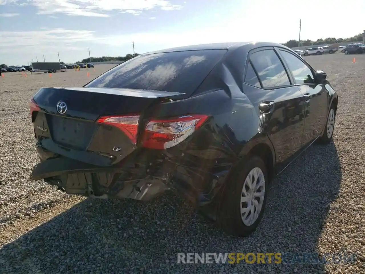 4 Photograph of a damaged car 5YFBURHE4KP882946 TOYOTA COROLLA 2019