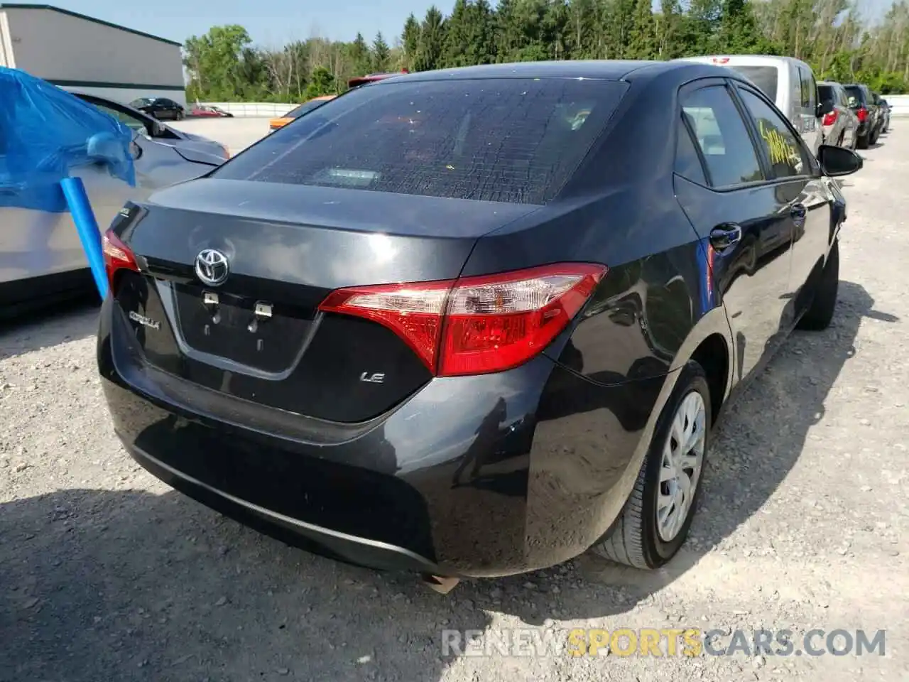 4 Photograph of a damaged car 5YFBURHE4KP883224 TOYOTA COROLLA 2019