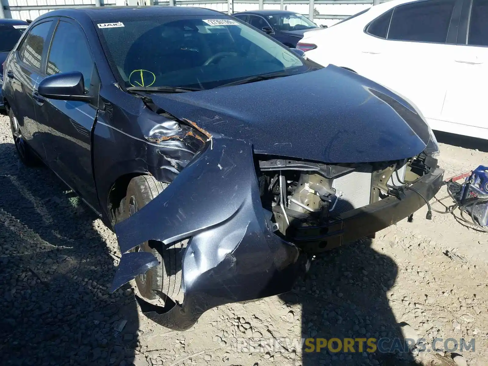 1 Photograph of a damaged car 5YFBURHE4KP883403 TOYOTA COROLLA 2019