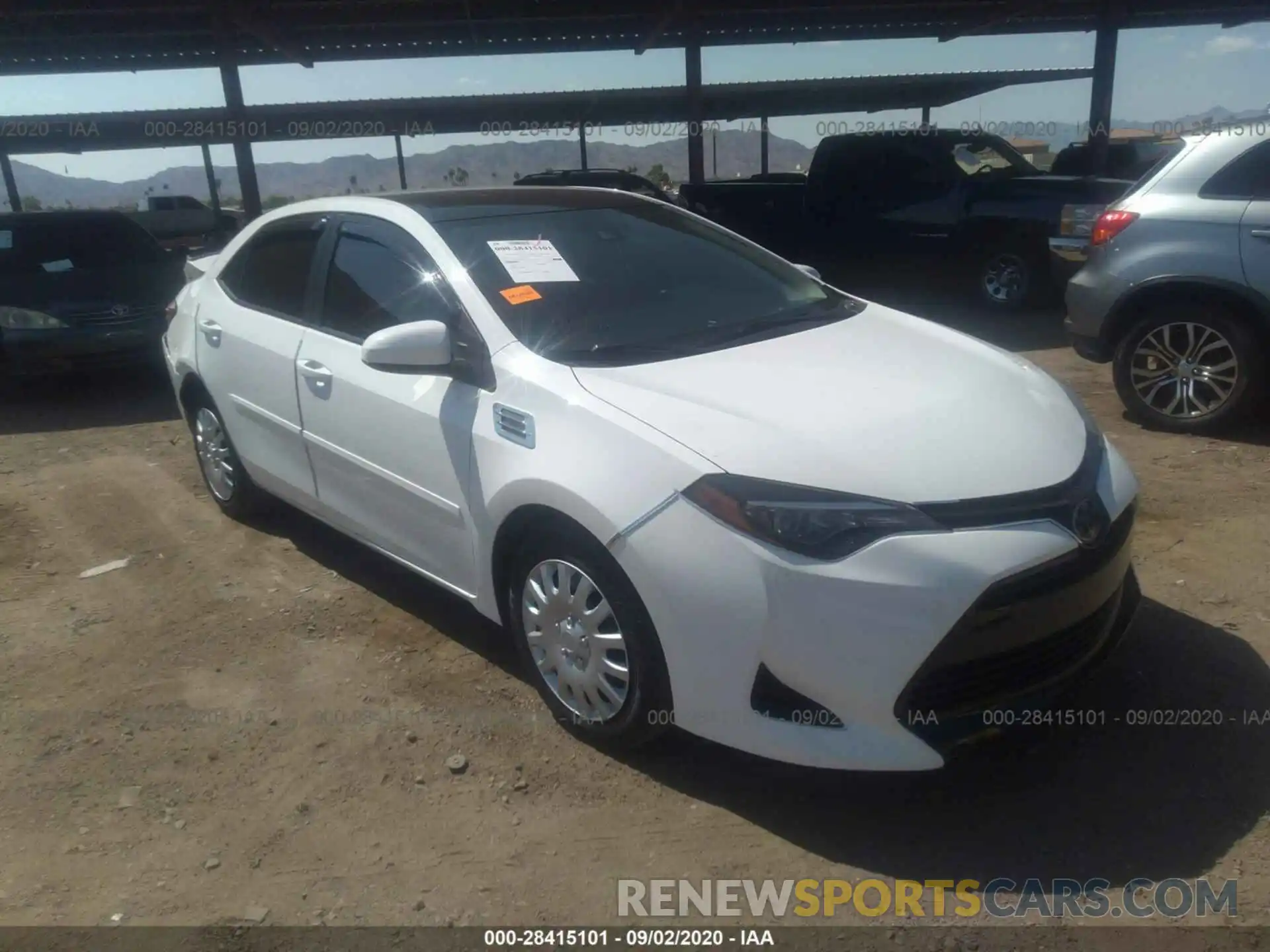 1 Photograph of a damaged car 5YFBURHE4KP883479 TOYOTA COROLLA 2019