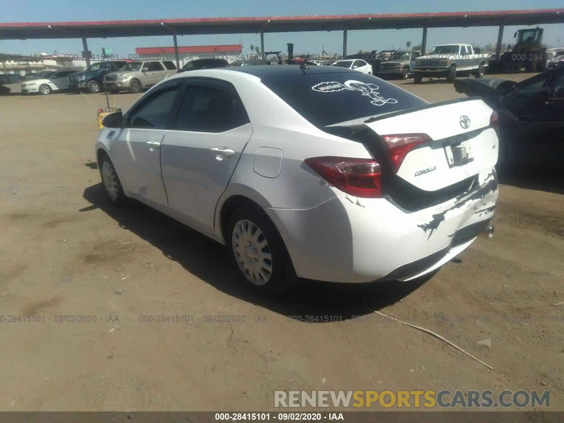 3 Photograph of a damaged car 5YFBURHE4KP883479 TOYOTA COROLLA 2019