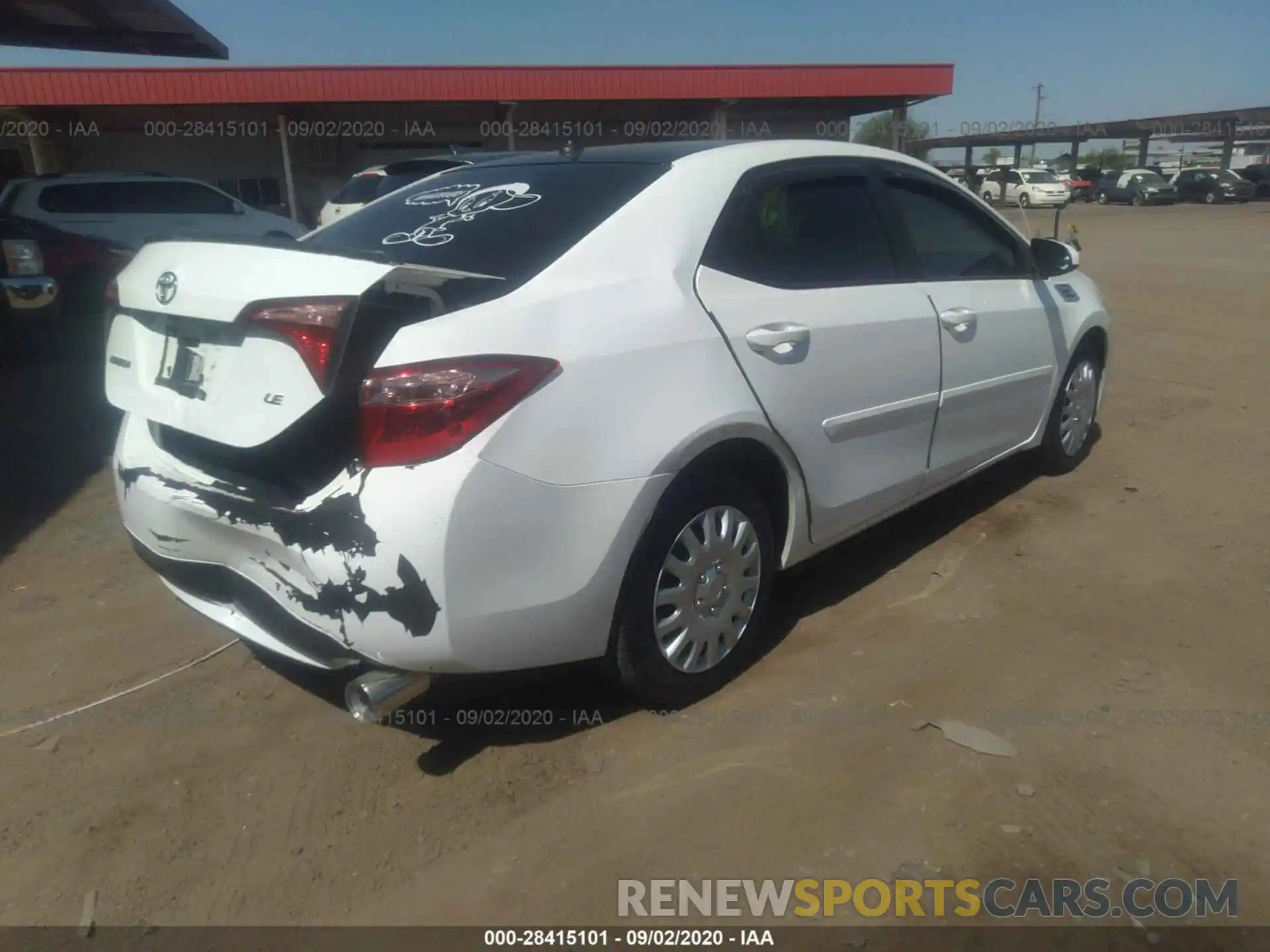 4 Photograph of a damaged car 5YFBURHE4KP883479 TOYOTA COROLLA 2019