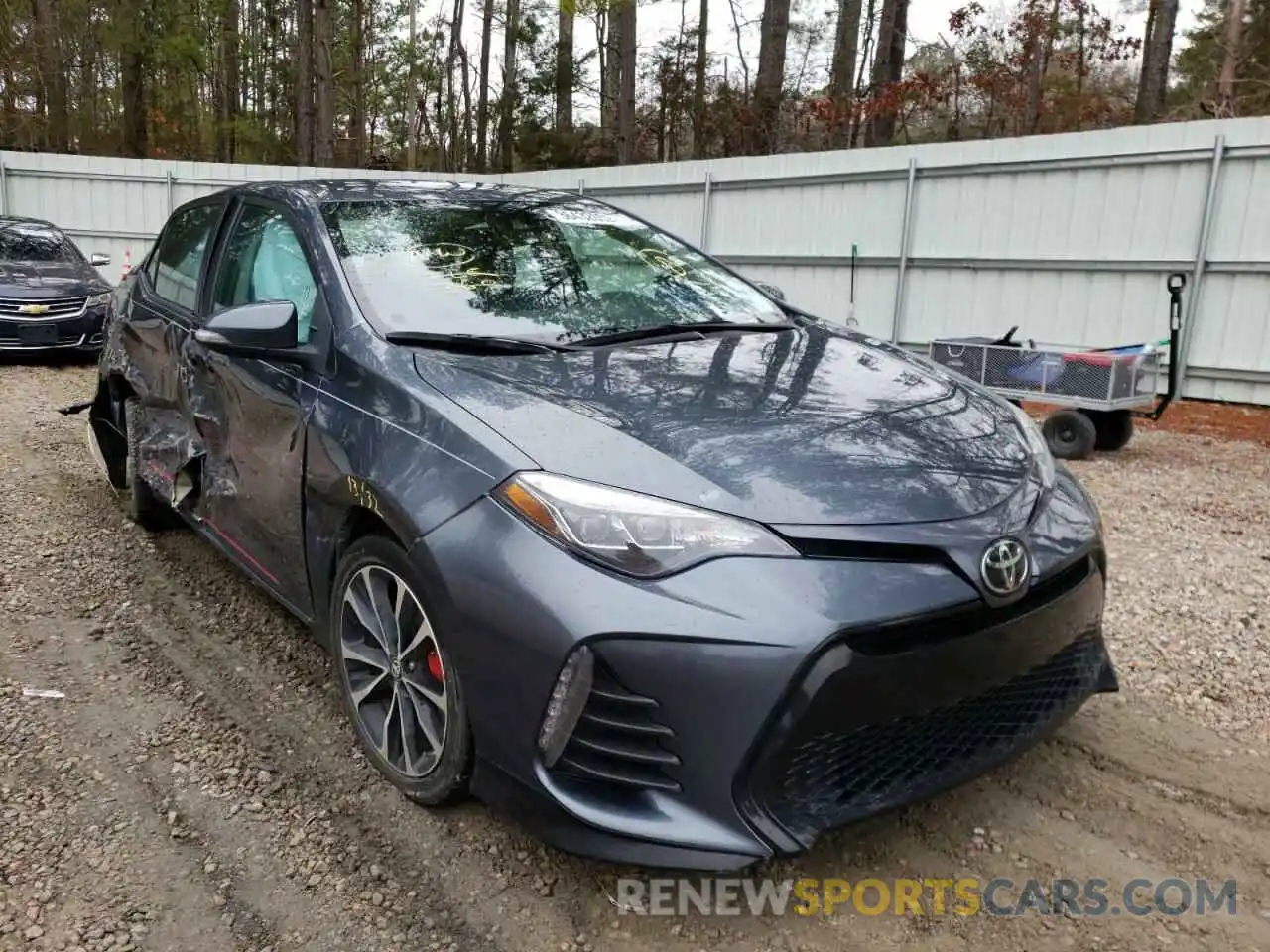 1 Photograph of a damaged car 5YFBURHE4KP883580 TOYOTA COROLLA 2019