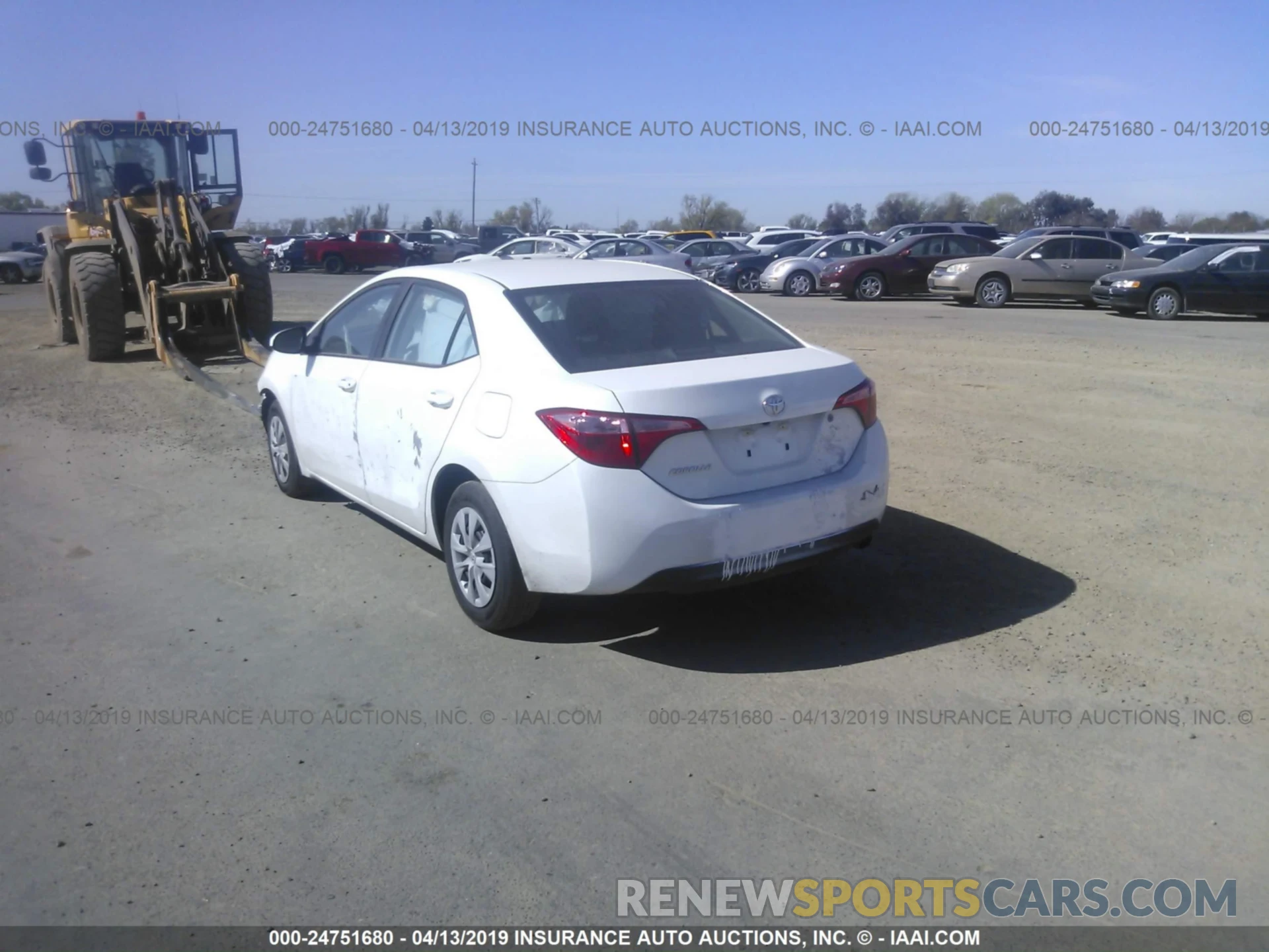 3 Photograph of a damaged car 5YFBURHE4KP883661 TOYOTA COROLLA 2019