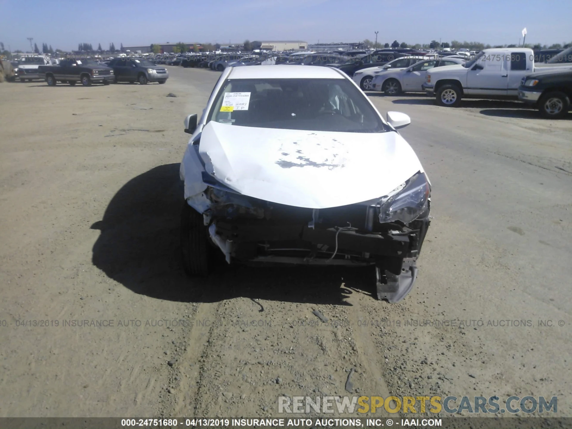 6 Photograph of a damaged car 5YFBURHE4KP883661 TOYOTA COROLLA 2019