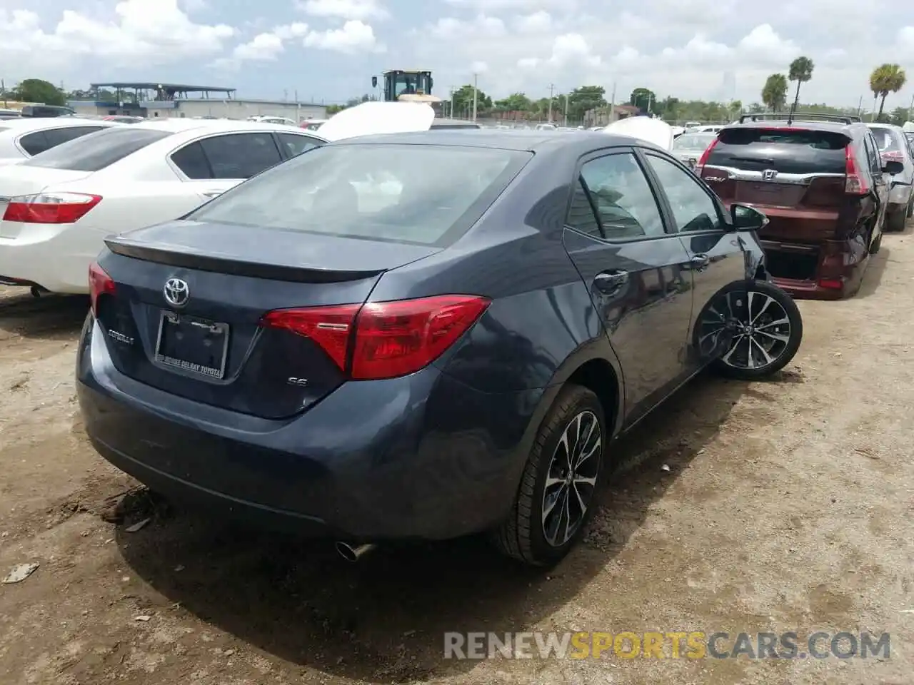 4 Photograph of a damaged car 5YFBURHE4KP884020 TOYOTA COROLLA 2019