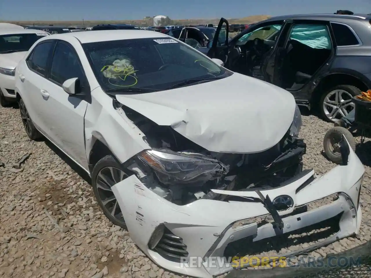 1 Photograph of a damaged car 5YFBURHE4KP884096 TOYOTA COROLLA 2019