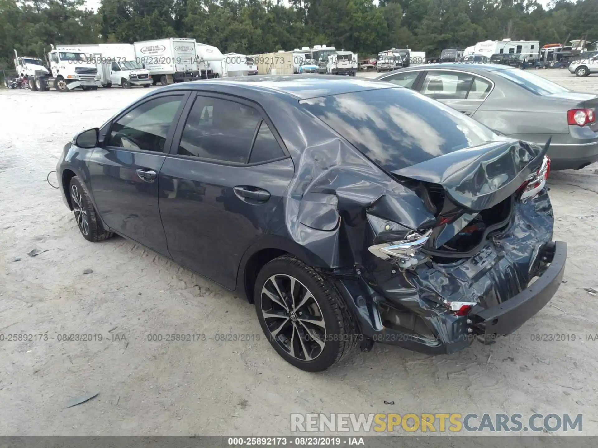 3 Photograph of a damaged car 5YFBURHE4KP884650 TOYOTA COROLLA 2019