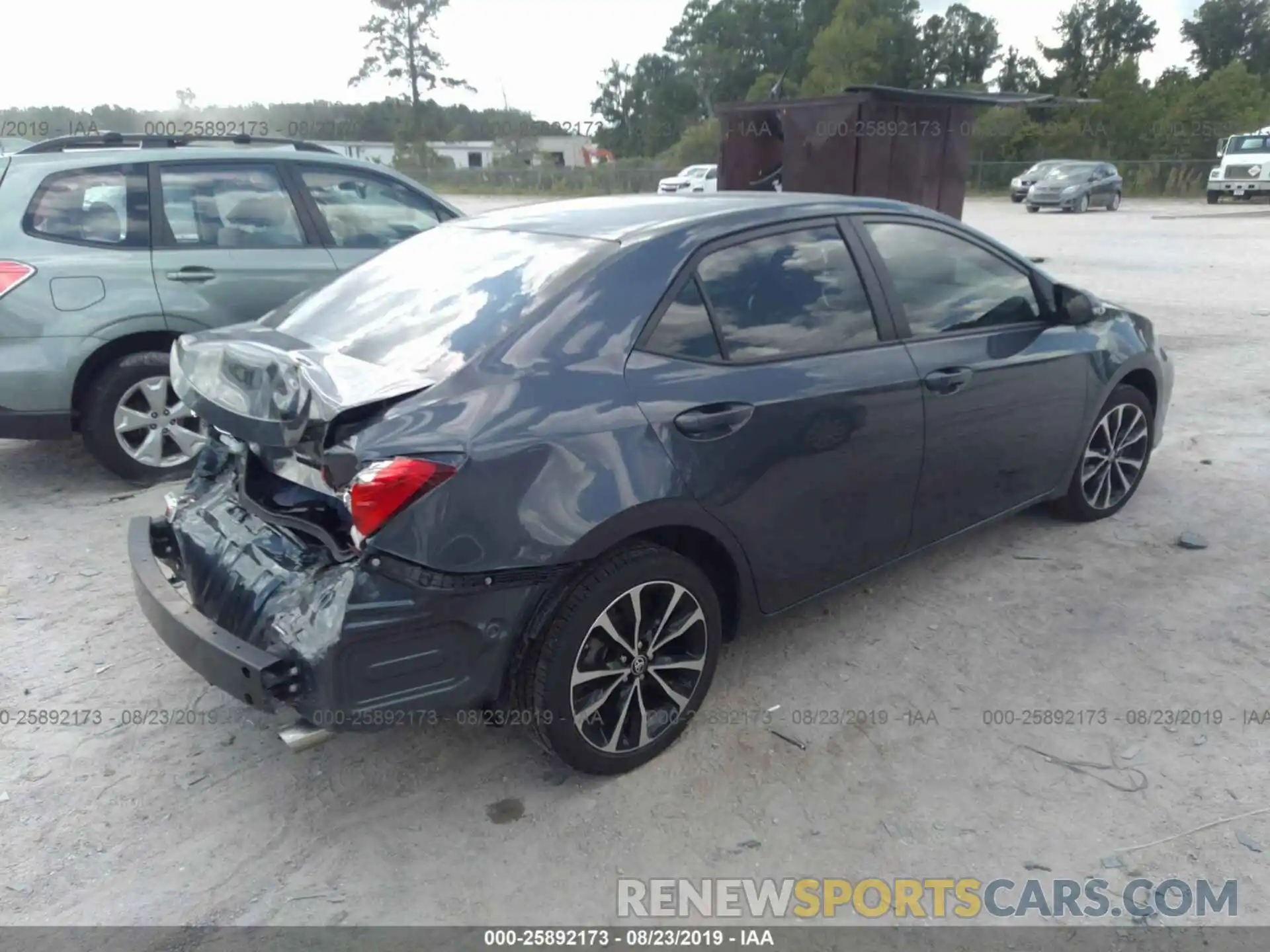 4 Photograph of a damaged car 5YFBURHE4KP884650 TOYOTA COROLLA 2019