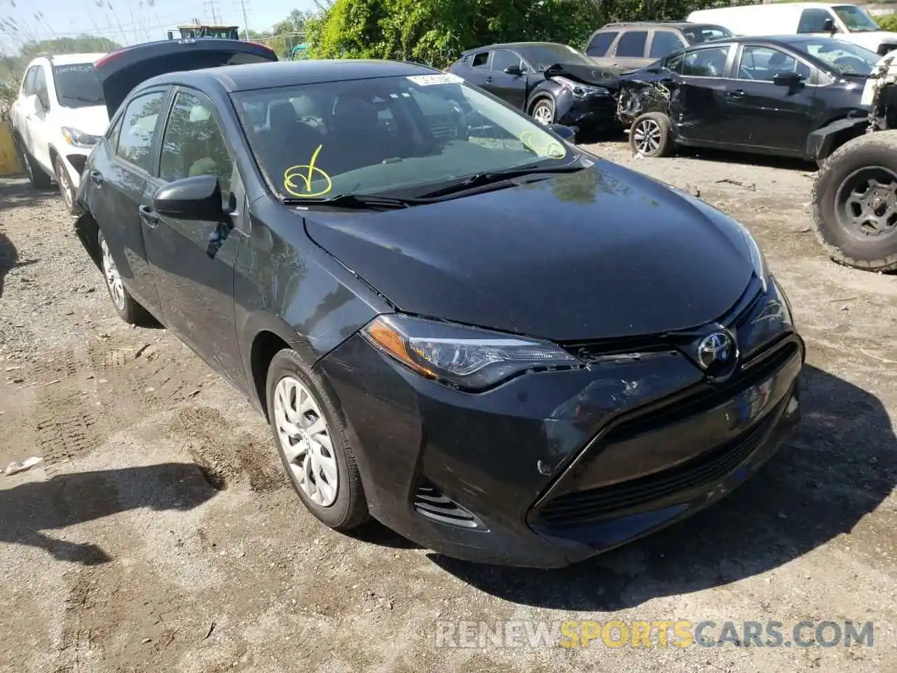 1 Photograph of a damaged car 5YFBURHE4KP884759 TOYOTA COROLLA 2019