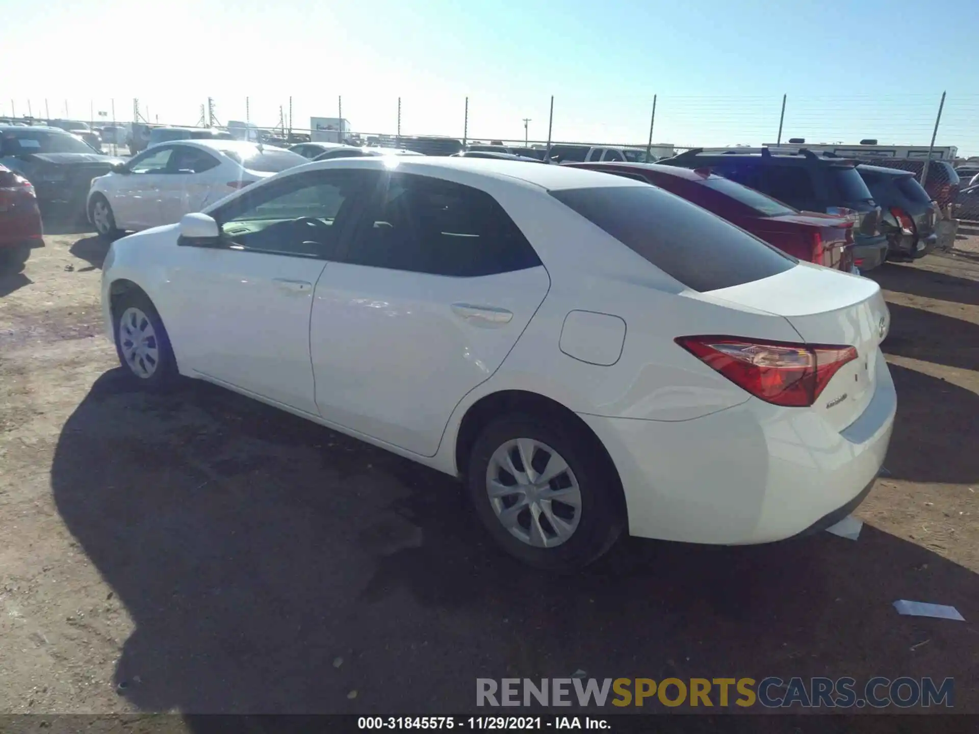 3 Photograph of a damaged car 5YFBURHE4KP884812 TOYOTA COROLLA 2019