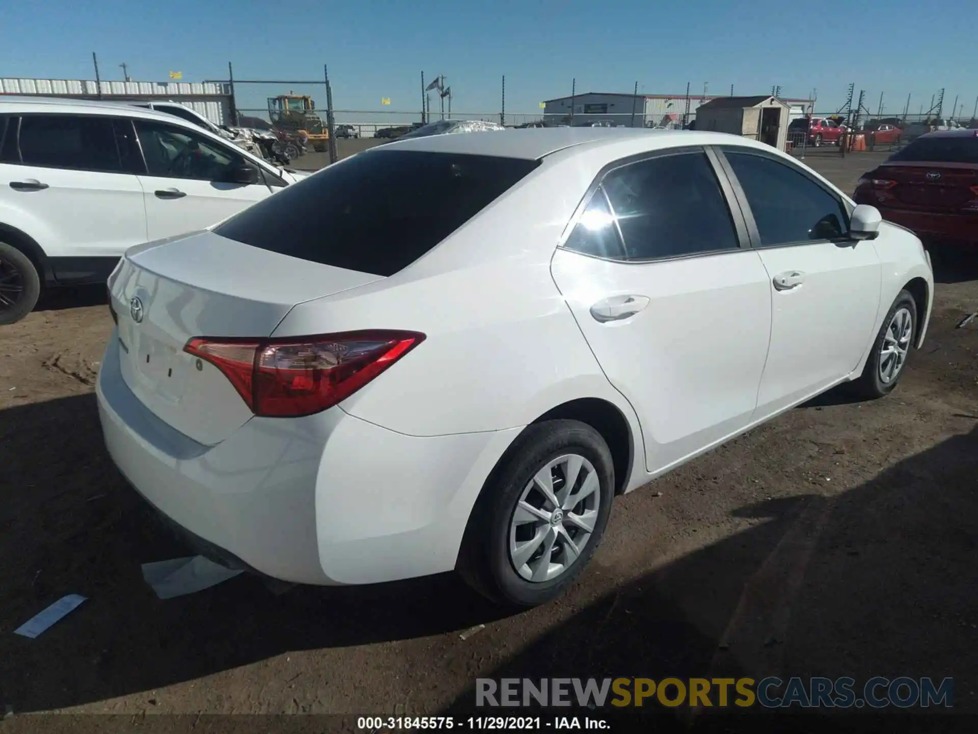 4 Photograph of a damaged car 5YFBURHE4KP884812 TOYOTA COROLLA 2019