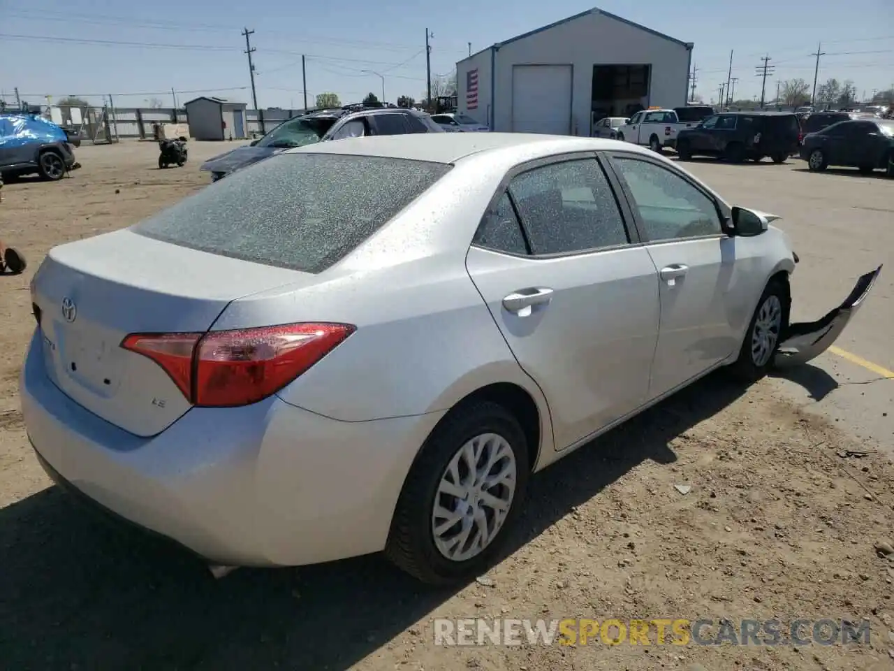 4 Photograph of a damaged car 5YFBURHE4KP884891 TOYOTA COROLLA 2019