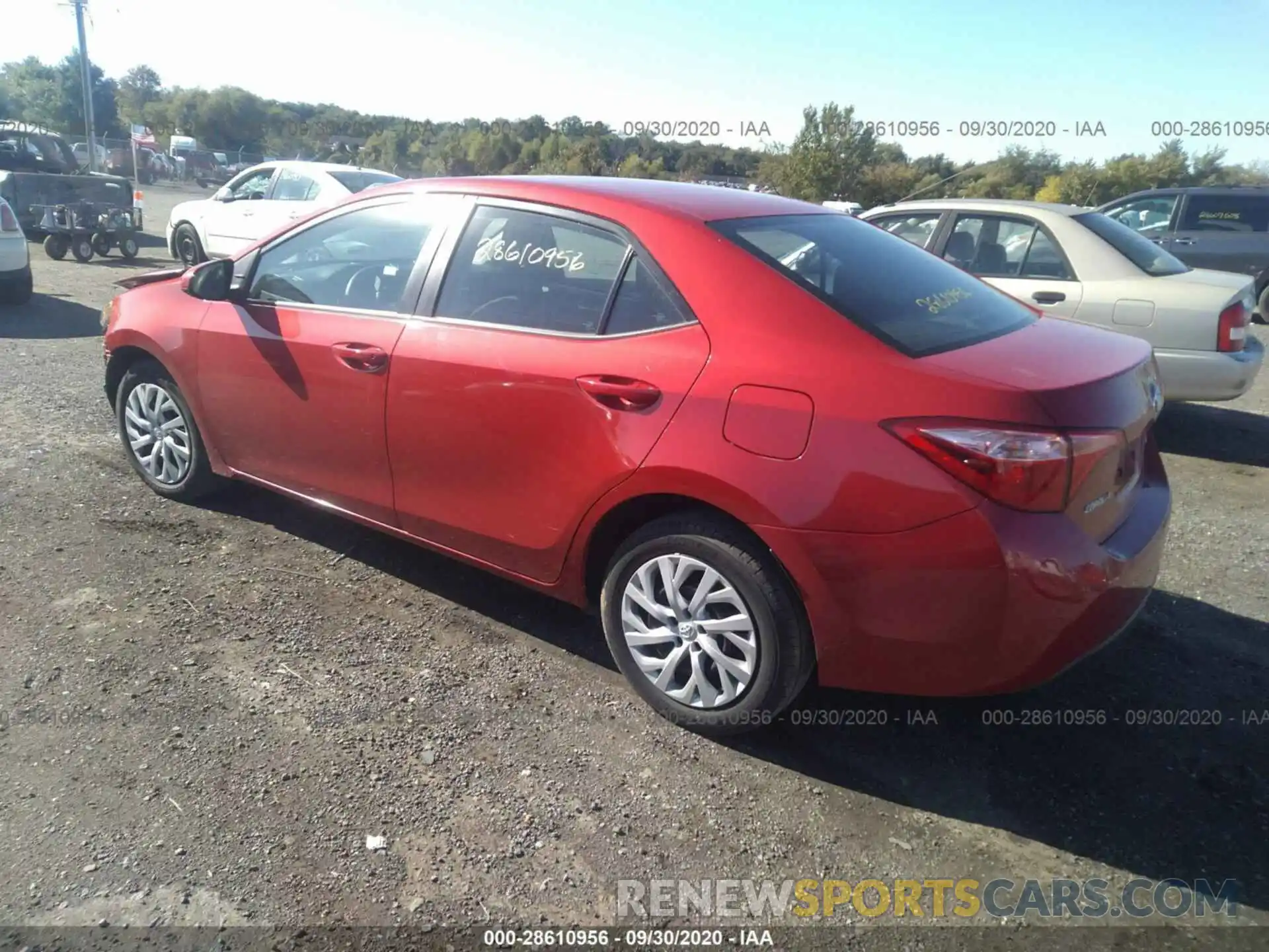 3 Photograph of a damaged car 5YFBURHE4KP884910 TOYOTA COROLLA 2019