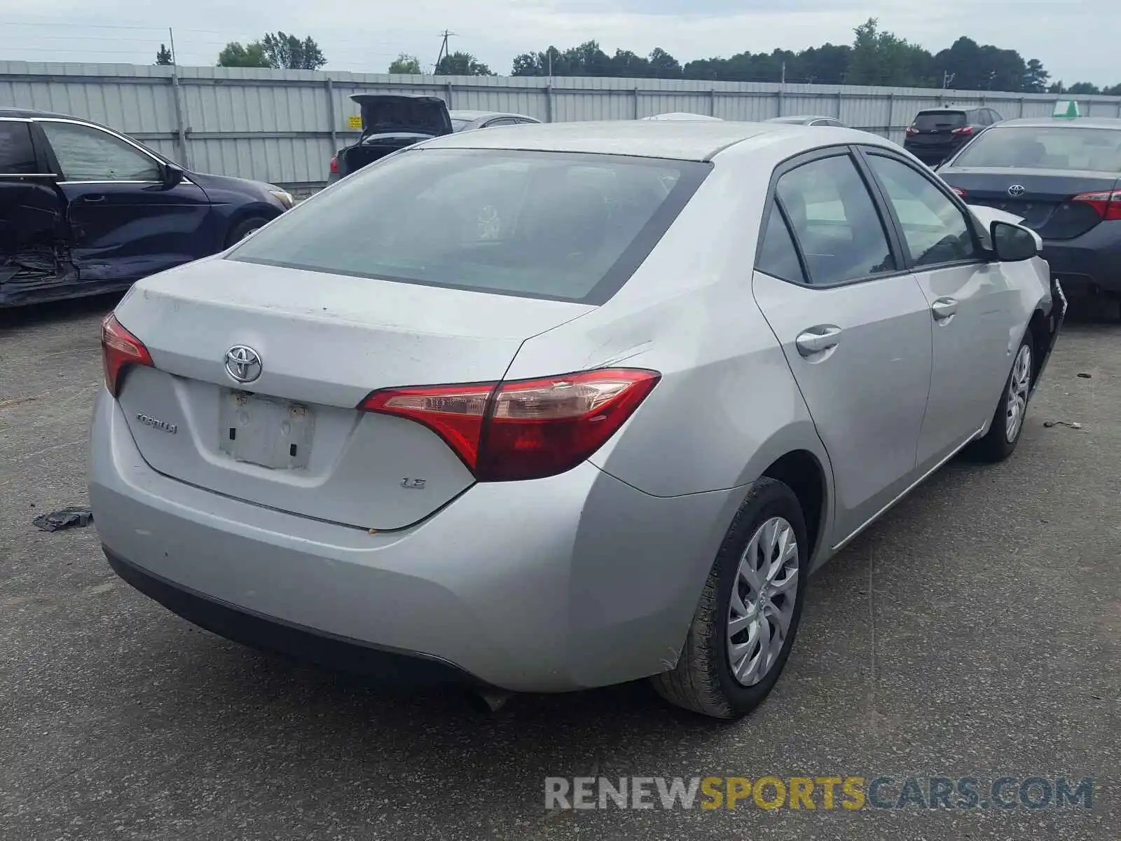 4 Photograph of a damaged car 5YFBURHE4KP884924 TOYOTA COROLLA 2019