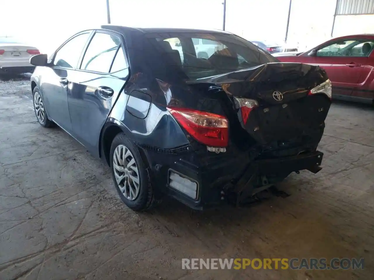 3 Photograph of a damaged car 5YFBURHE4KP885636 TOYOTA COROLLA 2019