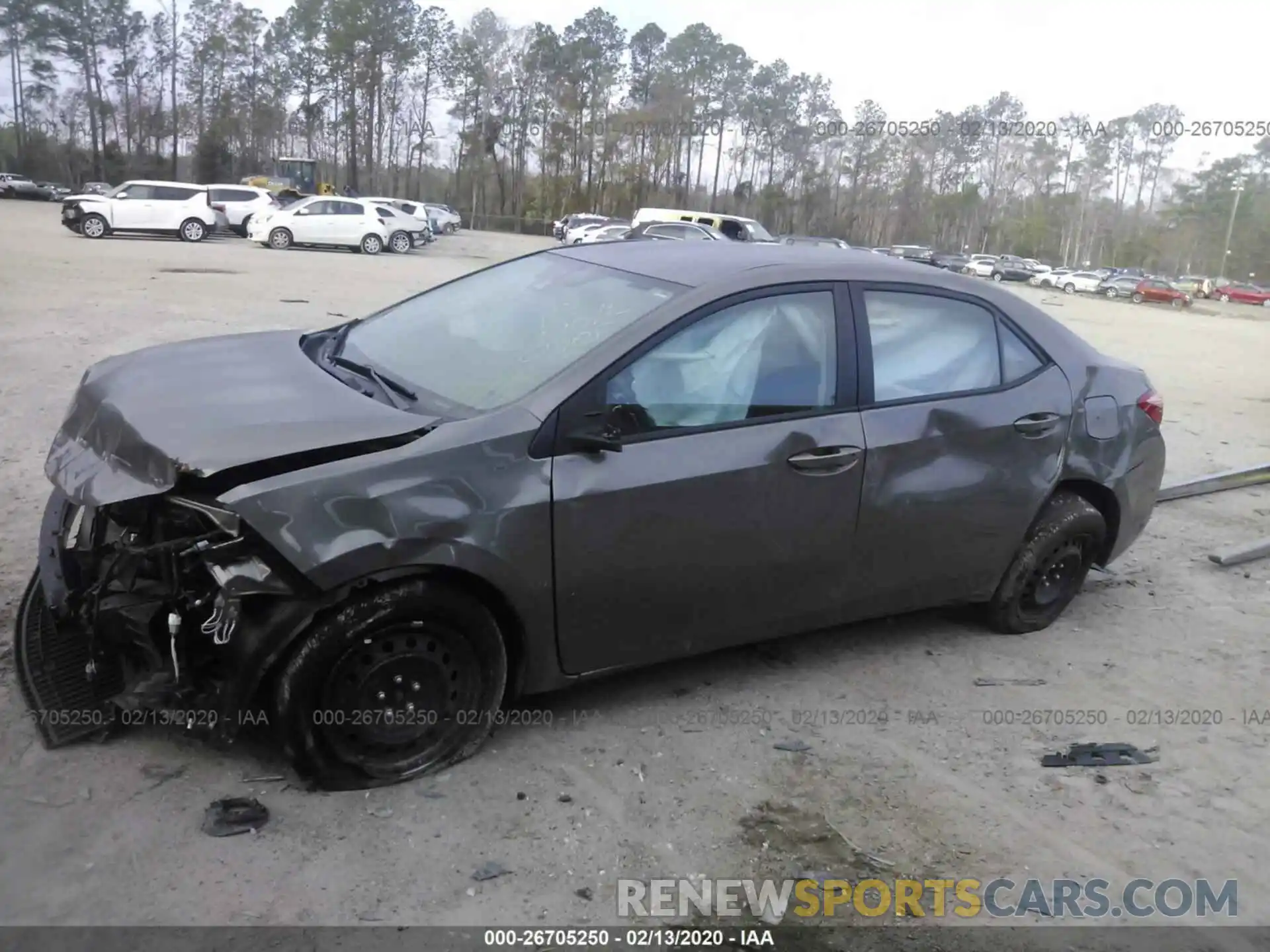 2 Photograph of a damaged car 5YFBURHE4KP885653 TOYOTA COROLLA 2019