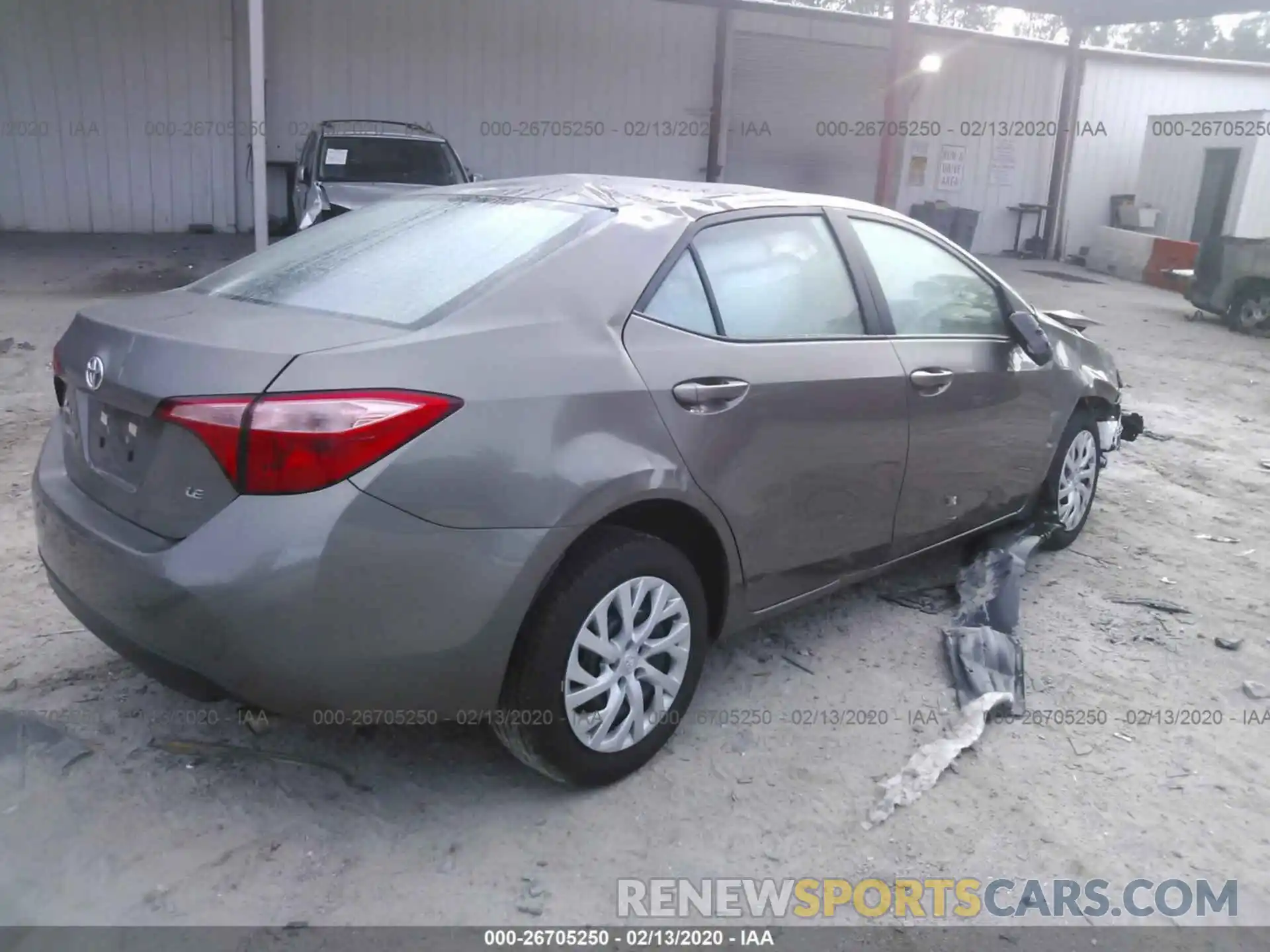 4 Photograph of a damaged car 5YFBURHE4KP885653 TOYOTA COROLLA 2019