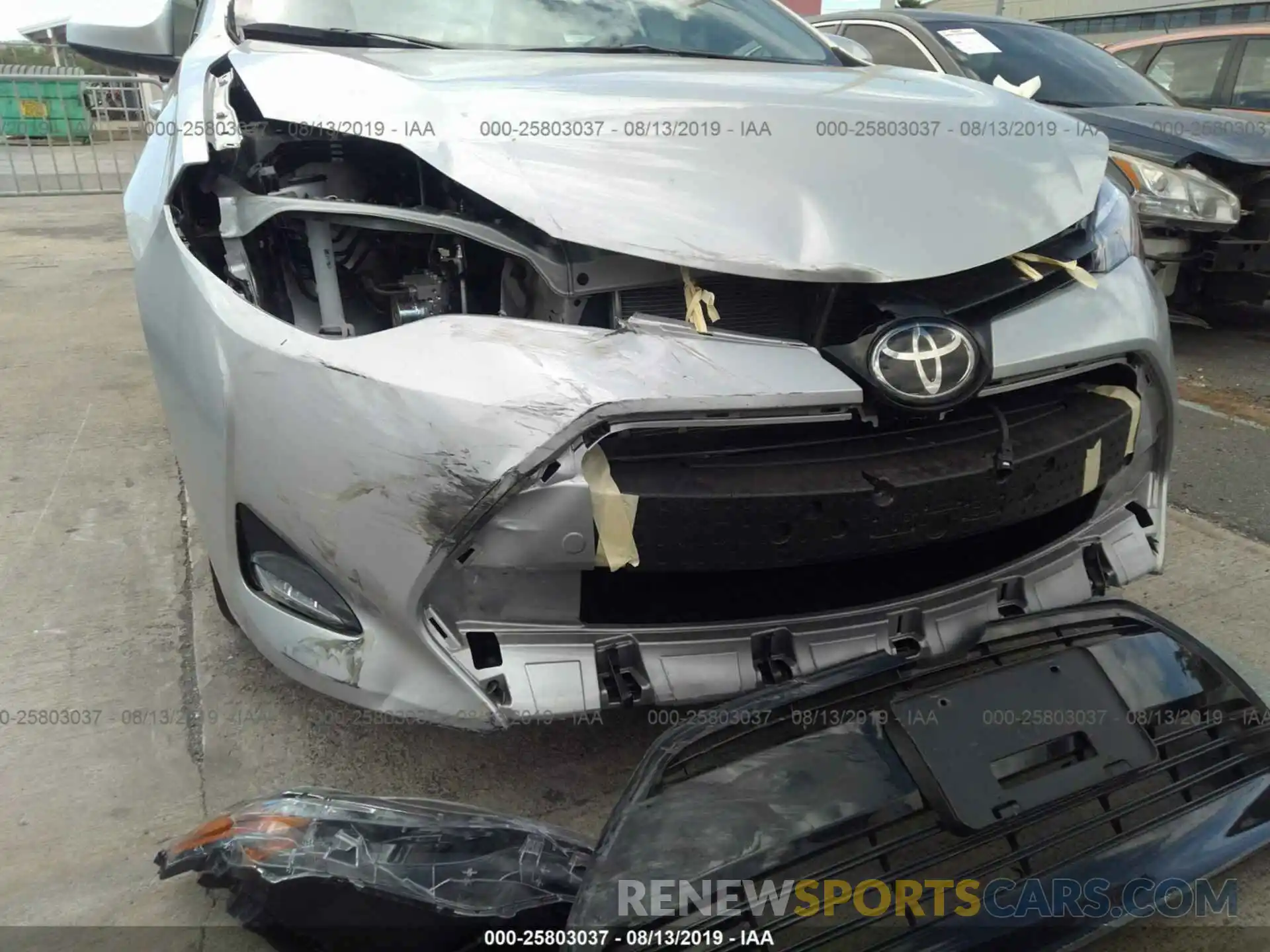 6 Photograph of a damaged car 5YFBURHE4KP885748 TOYOTA COROLLA 2019