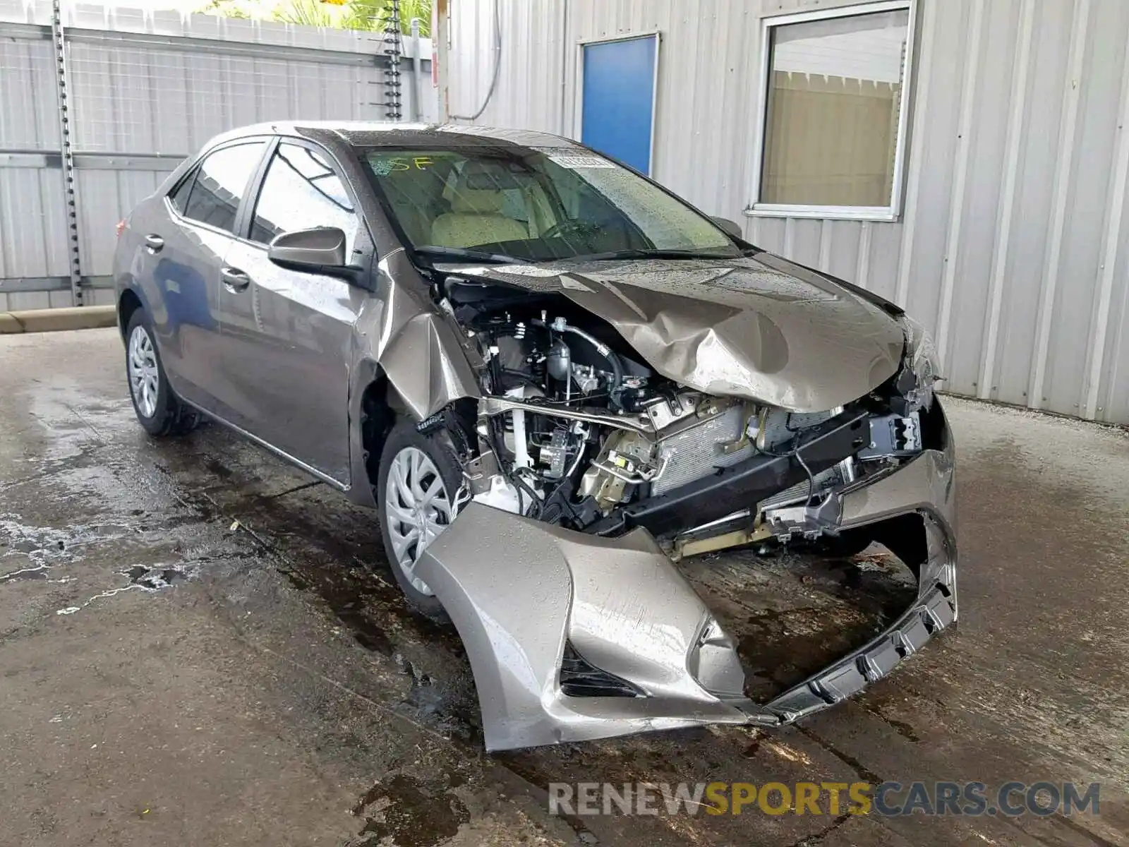 1 Photograph of a damaged car 5YFBURHE4KP886012 TOYOTA COROLLA 2019