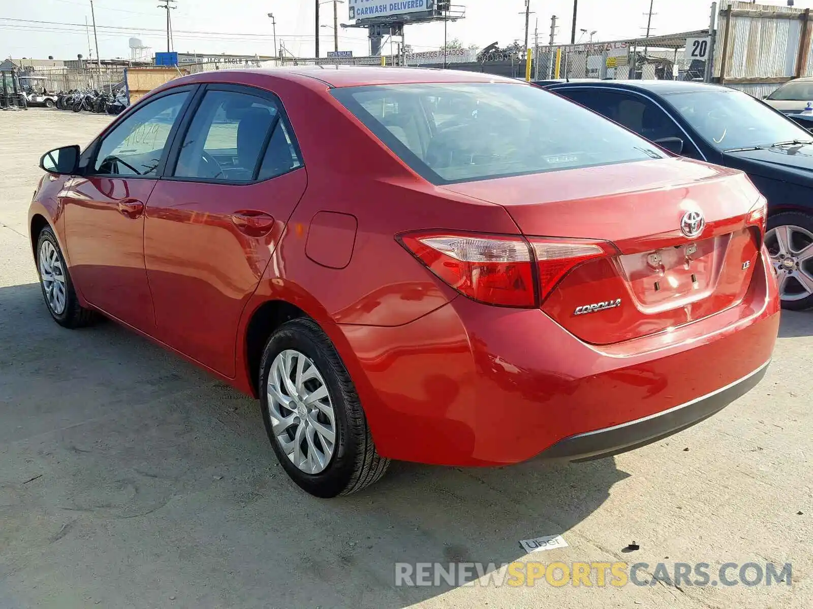 3 Photograph of a damaged car 5YFBURHE4KP886320 TOYOTA COROLLA 2019