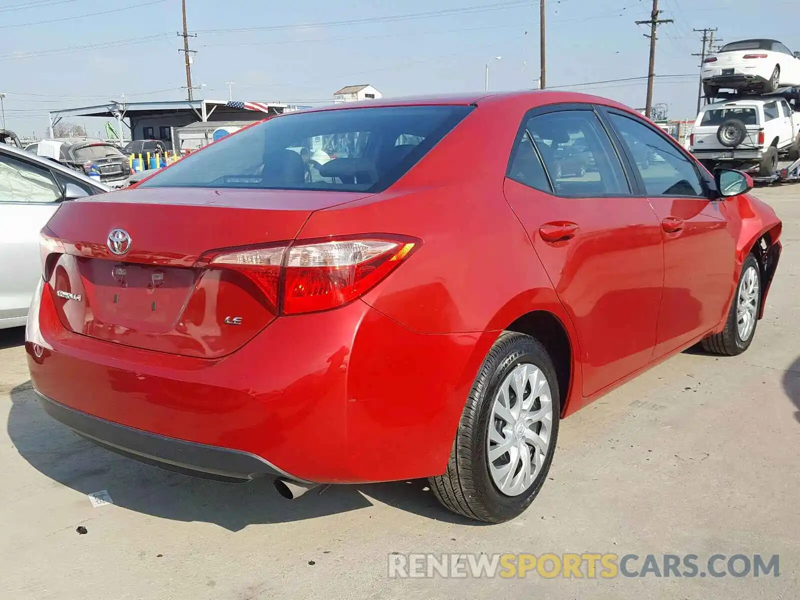 4 Photograph of a damaged car 5YFBURHE4KP886320 TOYOTA COROLLA 2019