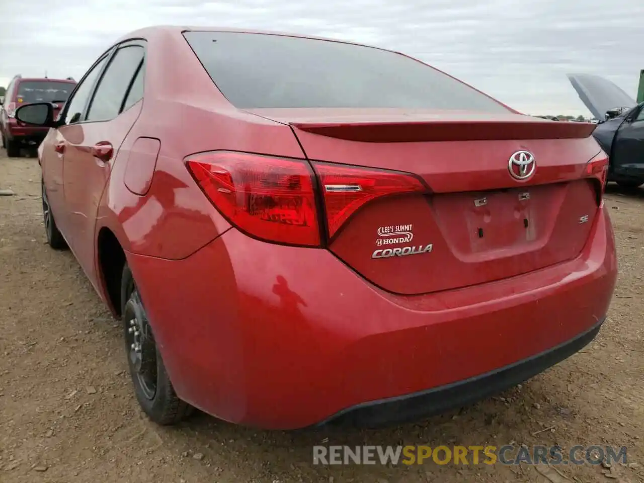 3 Photograph of a damaged car 5YFBURHE4KP886396 TOYOTA COROLLA 2019