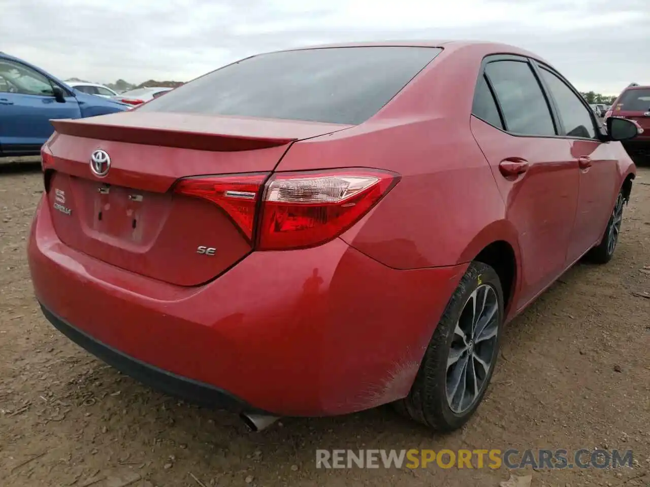 4 Photograph of a damaged car 5YFBURHE4KP886396 TOYOTA COROLLA 2019