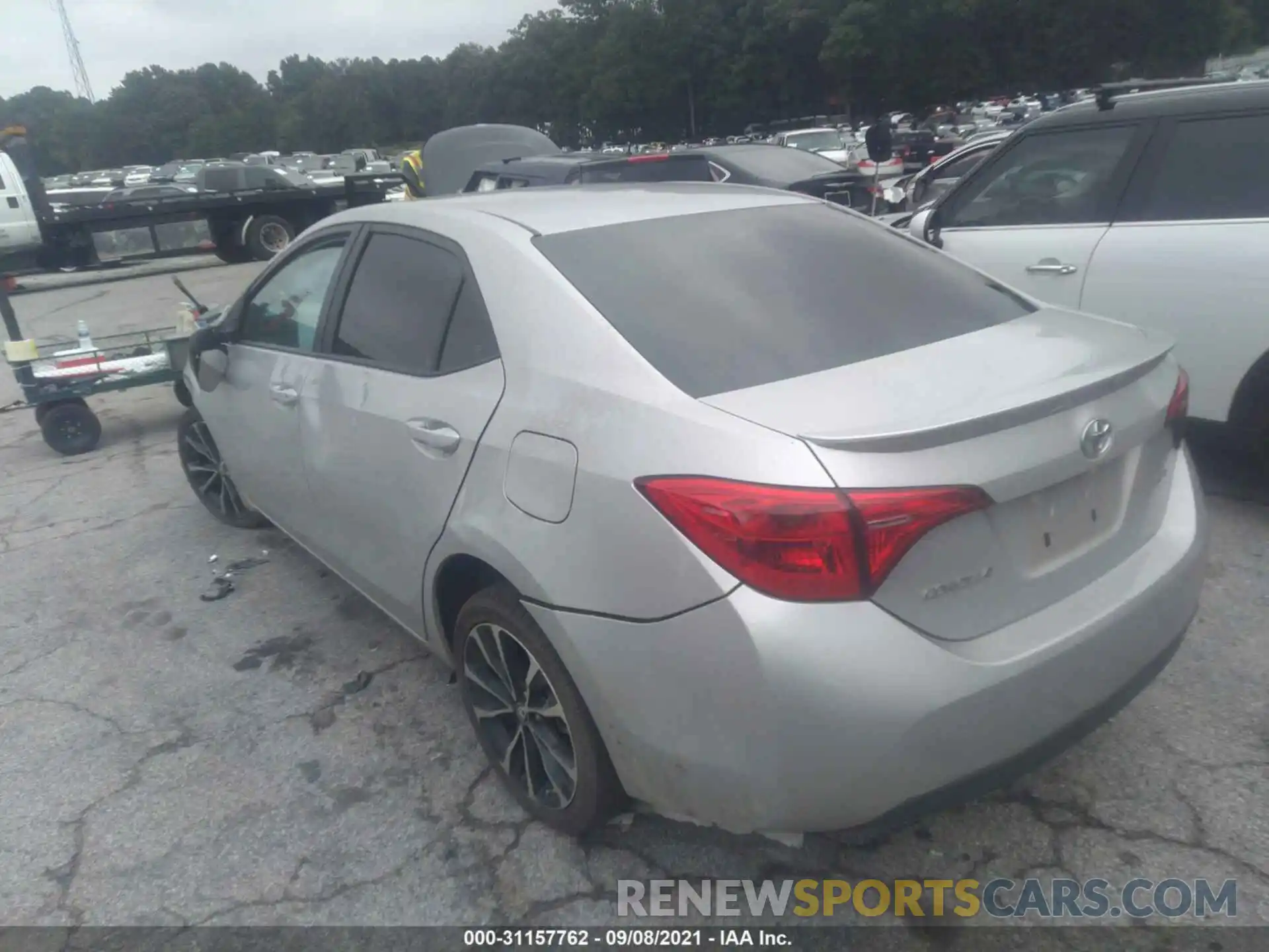 3 Photograph of a damaged car 5YFBURHE4KP886477 TOYOTA COROLLA 2019