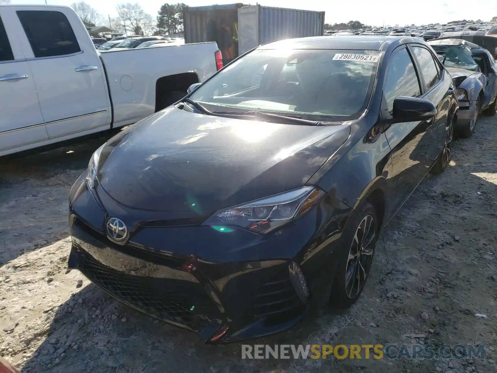 2 Photograph of a damaged car 5YFBURHE4KP886835 TOYOTA COROLLA 2019