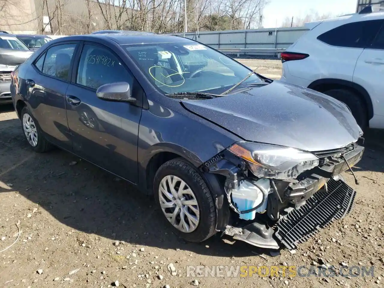 1 Photograph of a damaged car 5YFBURHE4KP886866 TOYOTA COROLLA 2019