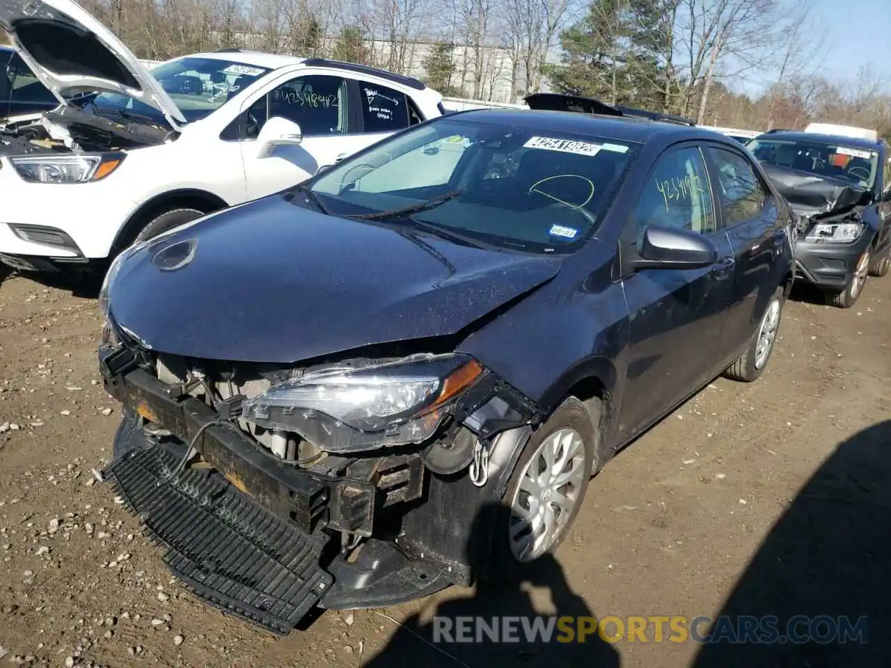 2 Photograph of a damaged car 5YFBURHE4KP886866 TOYOTA COROLLA 2019