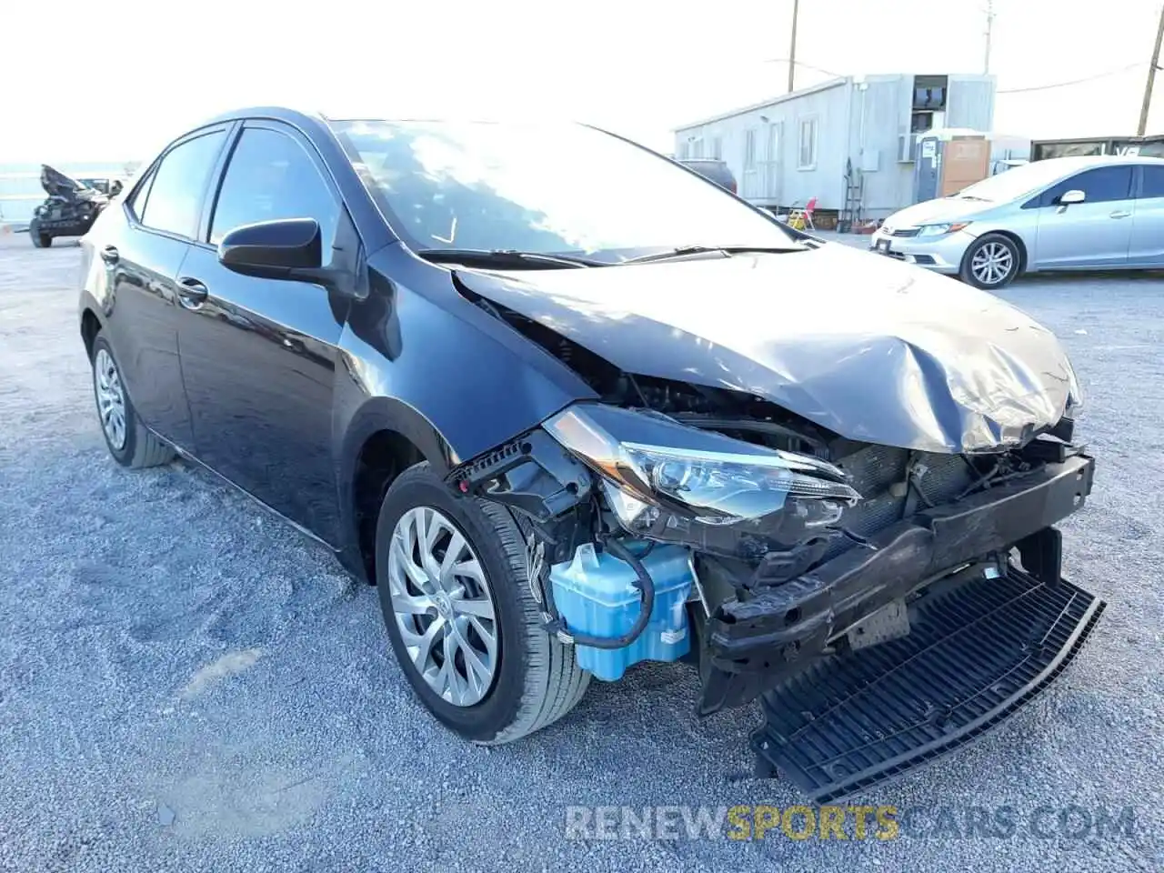 1 Photograph of a damaged car 5YFBURHE4KP887046 TOYOTA COROLLA 2019