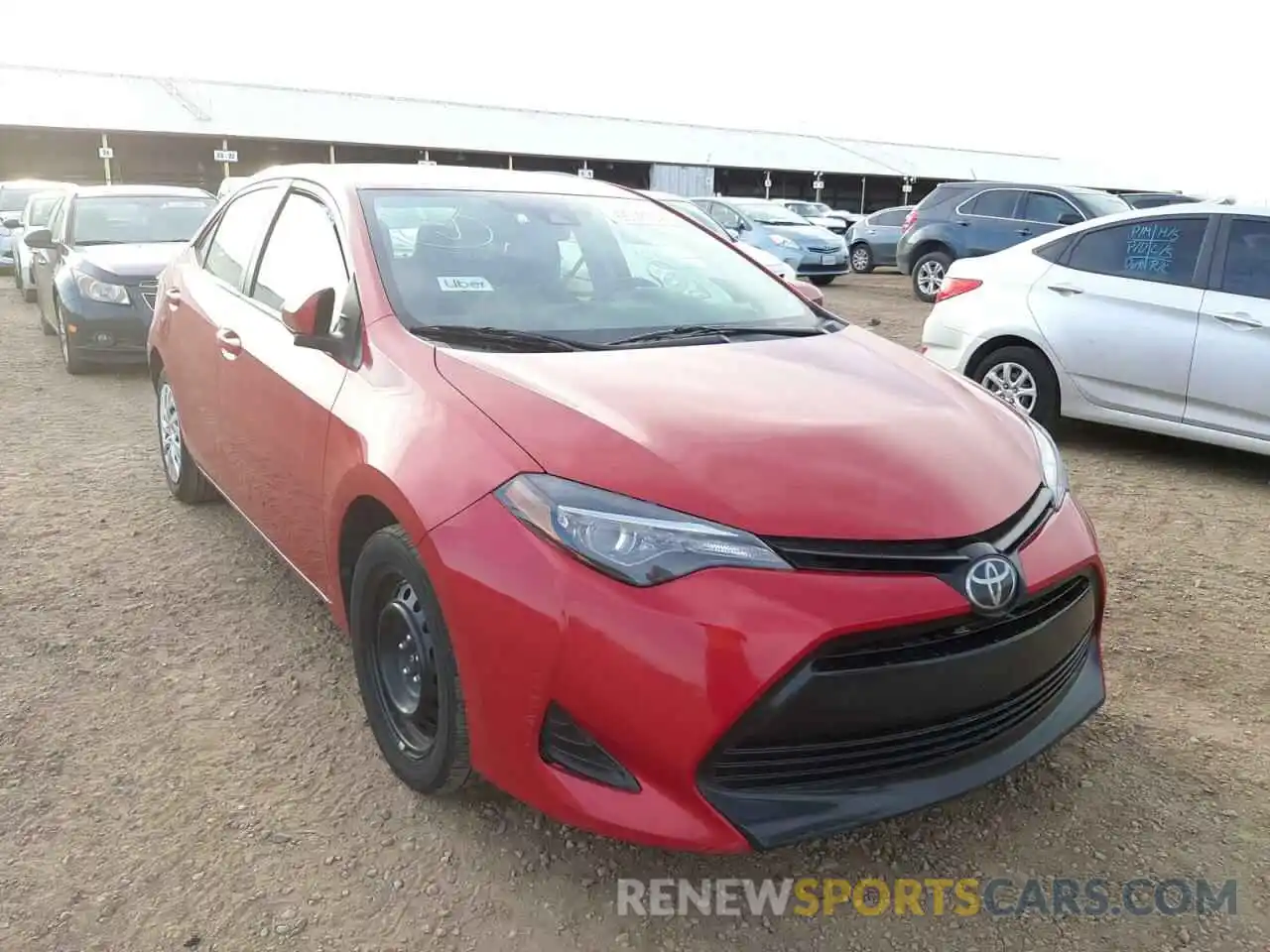 1 Photograph of a damaged car 5YFBURHE4KP887094 TOYOTA COROLLA 2019