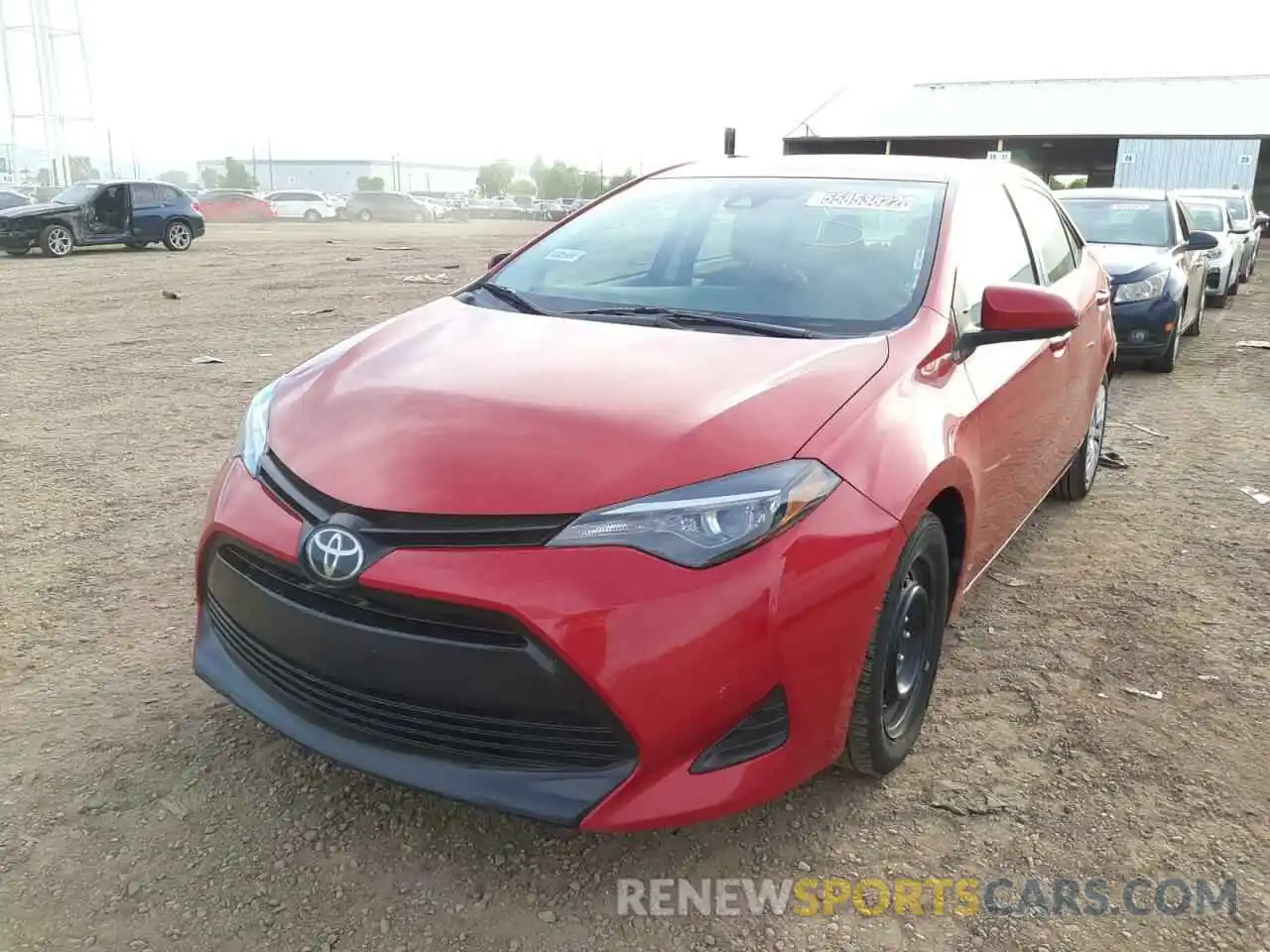 2 Photograph of a damaged car 5YFBURHE4KP887094 TOYOTA COROLLA 2019