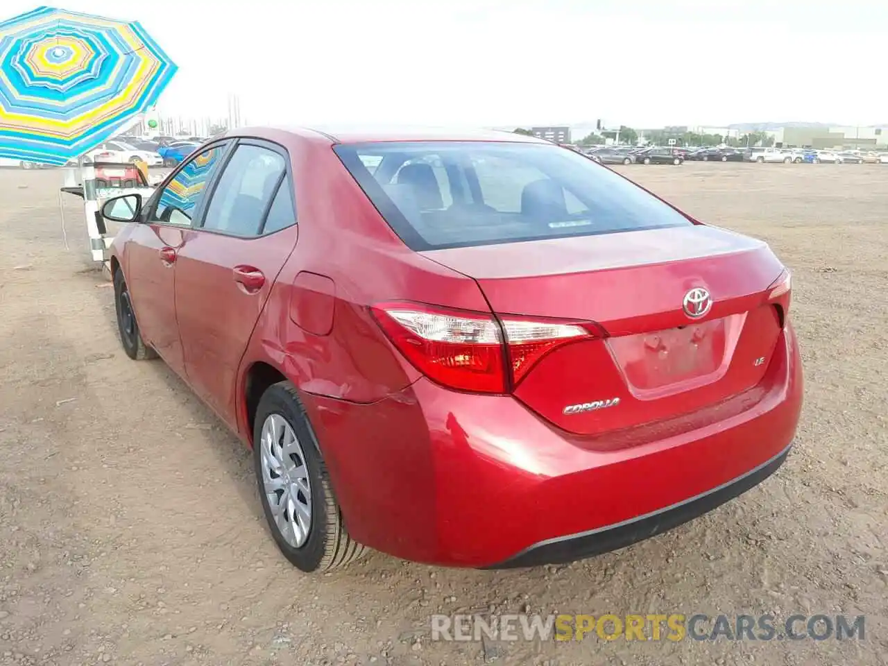 3 Photograph of a damaged car 5YFBURHE4KP887094 TOYOTA COROLLA 2019