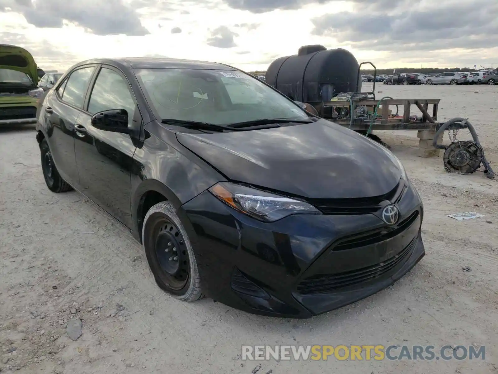 1 Photograph of a damaged car 5YFBURHE4KP888049 TOYOTA COROLLA 2019