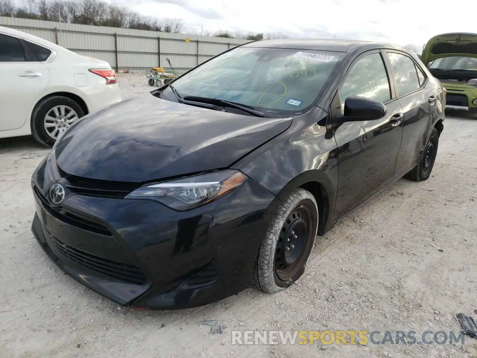 2 Photograph of a damaged car 5YFBURHE4KP888049 TOYOTA COROLLA 2019