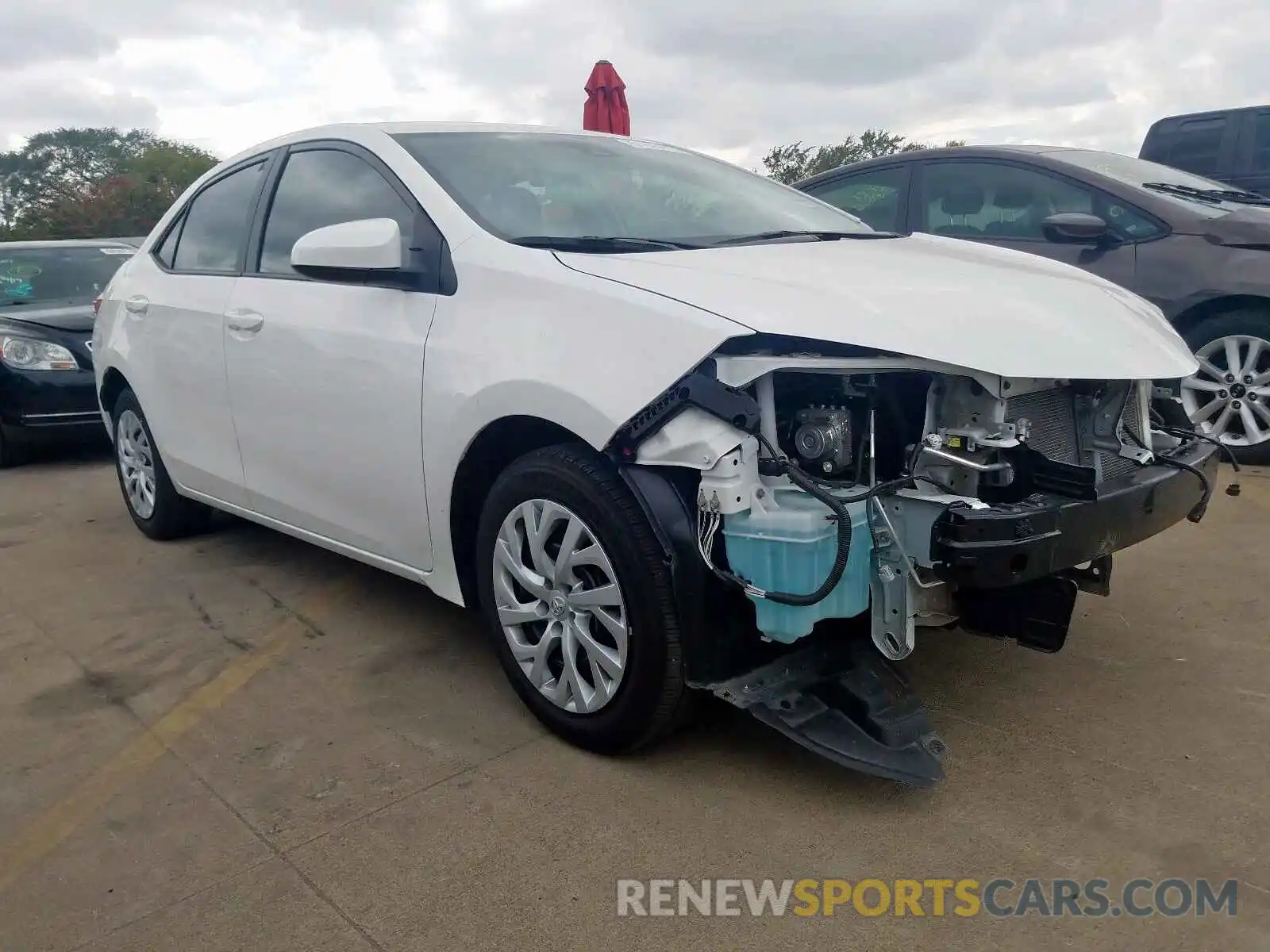 1 Photograph of a damaged car 5YFBURHE4KP888259 TOYOTA COROLLA 2019