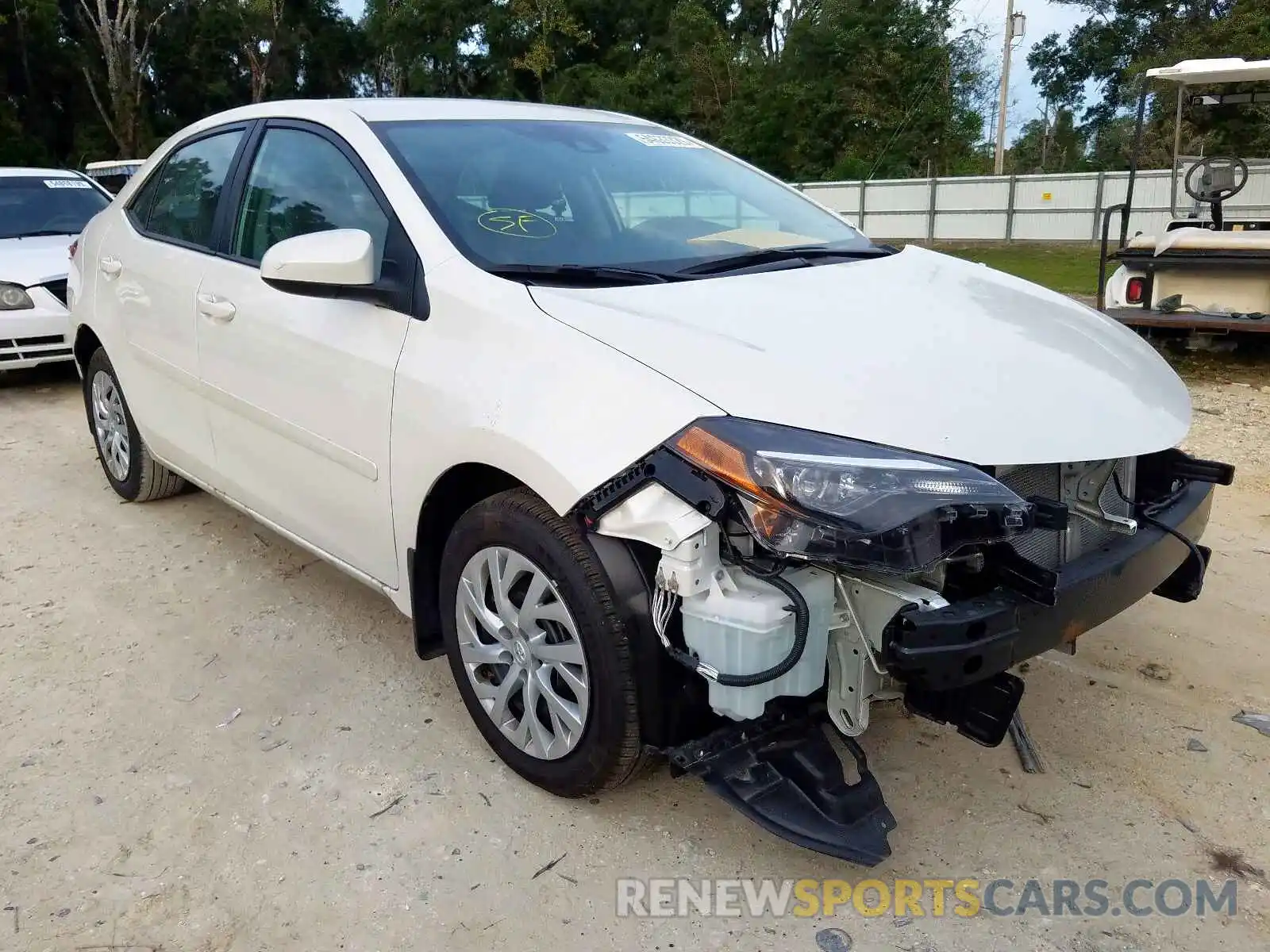 1 Photograph of a damaged car 5YFBURHE4KP888603 TOYOTA COROLLA 2019