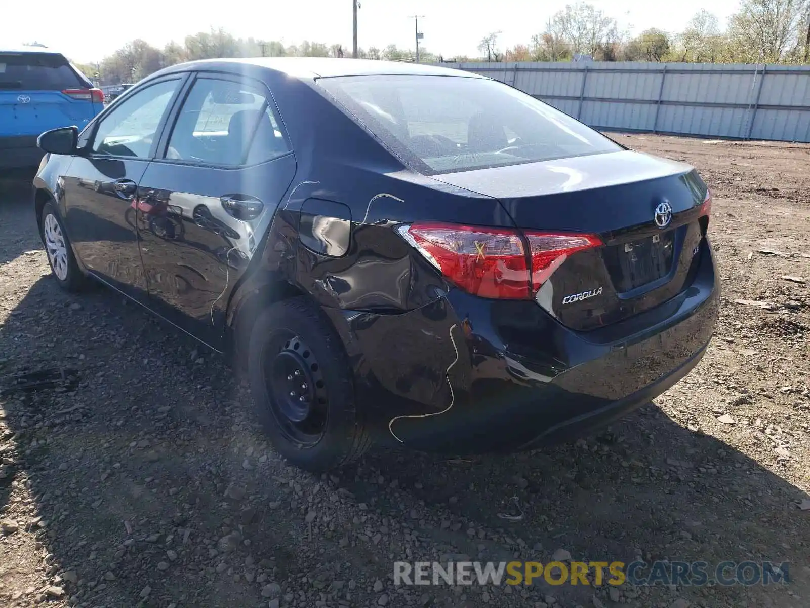 3 Photograph of a damaged car 5YFBURHE4KP889248 TOYOTA COROLLA 2019