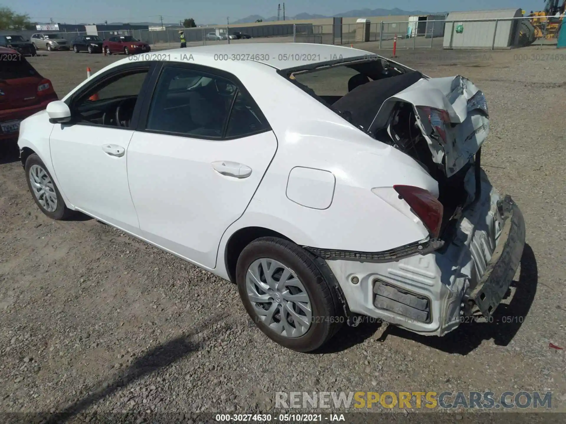 3 Photograph of a damaged car 5YFBURHE4KP889413 TOYOTA COROLLA 2019