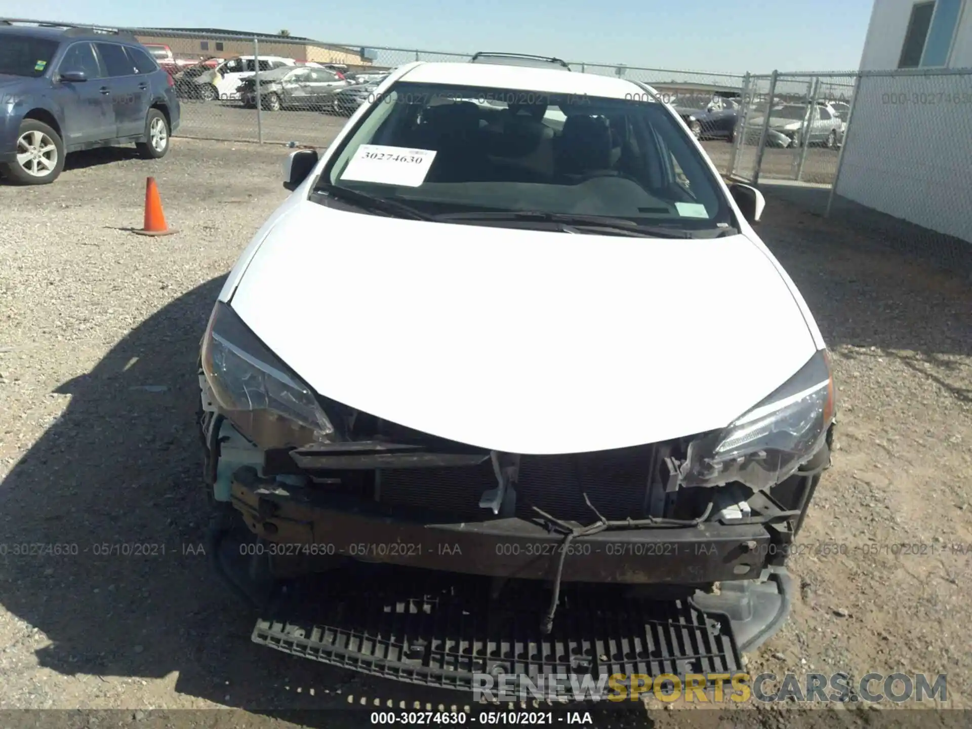 6 Photograph of a damaged car 5YFBURHE4KP889413 TOYOTA COROLLA 2019