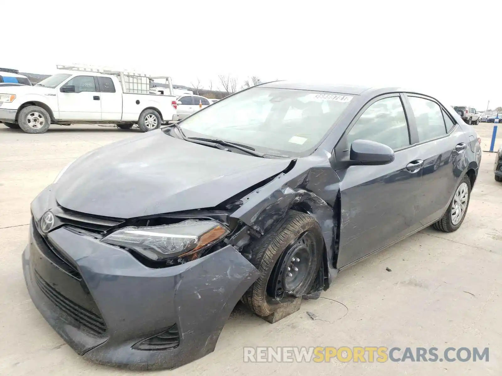 2 Photograph of a damaged car 5YFBURHE4KP889685 TOYOTA COROLLA 2019