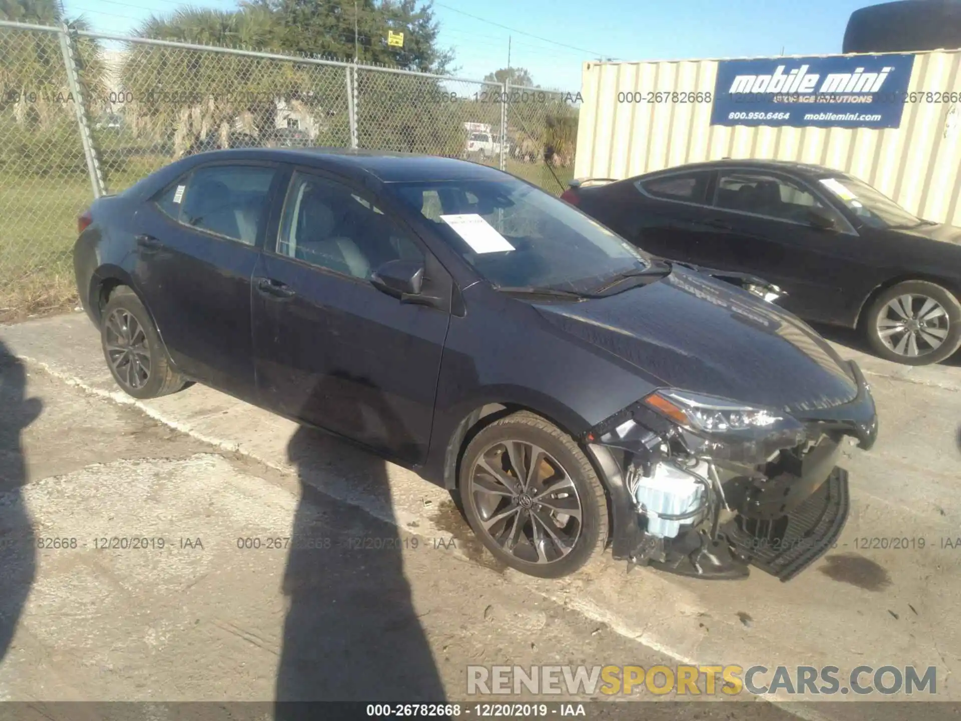 1 Photograph of a damaged car 5YFBURHE4KP889735 TOYOTA COROLLA 2019