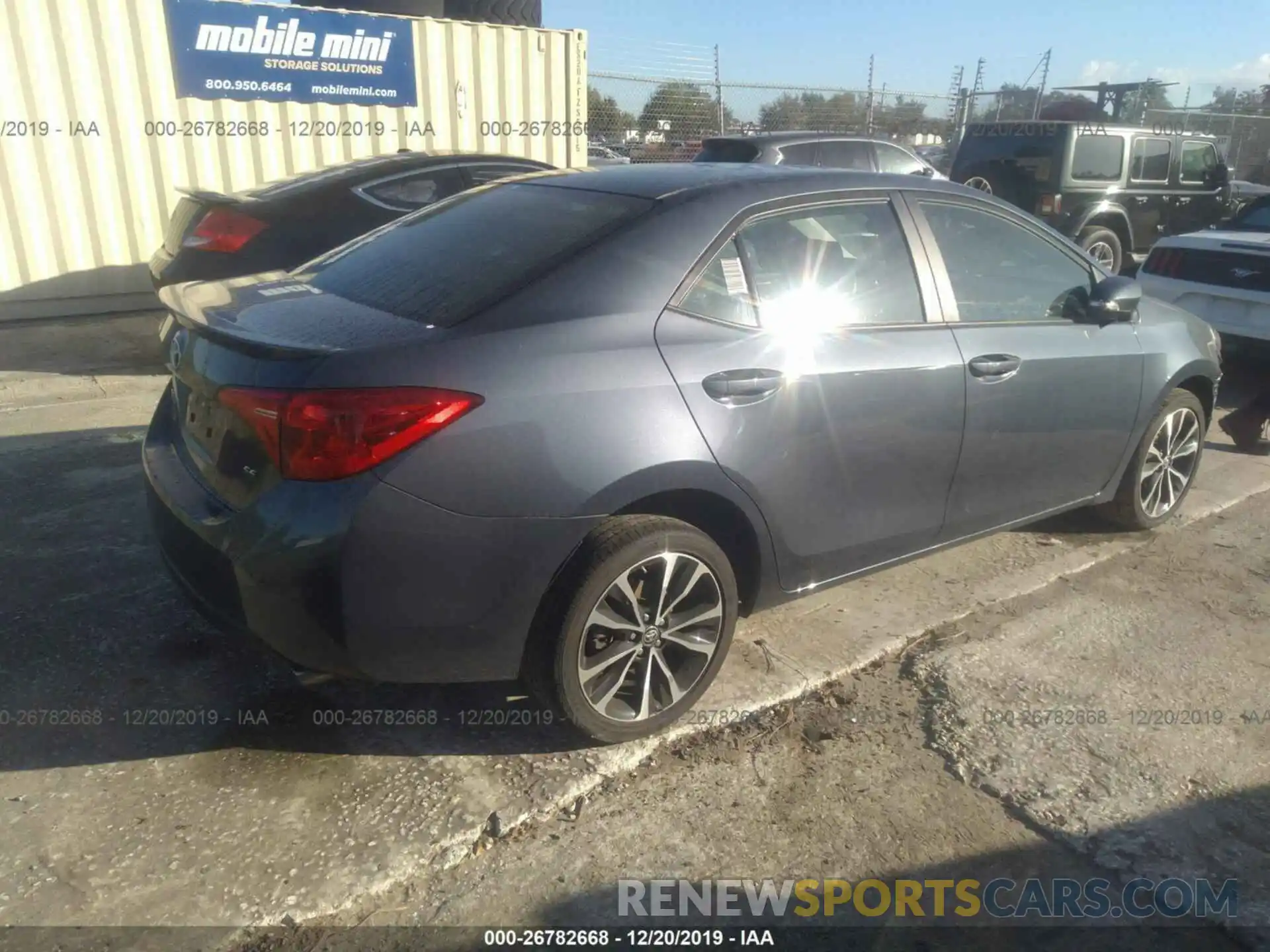 4 Photograph of a damaged car 5YFBURHE4KP889735 TOYOTA COROLLA 2019