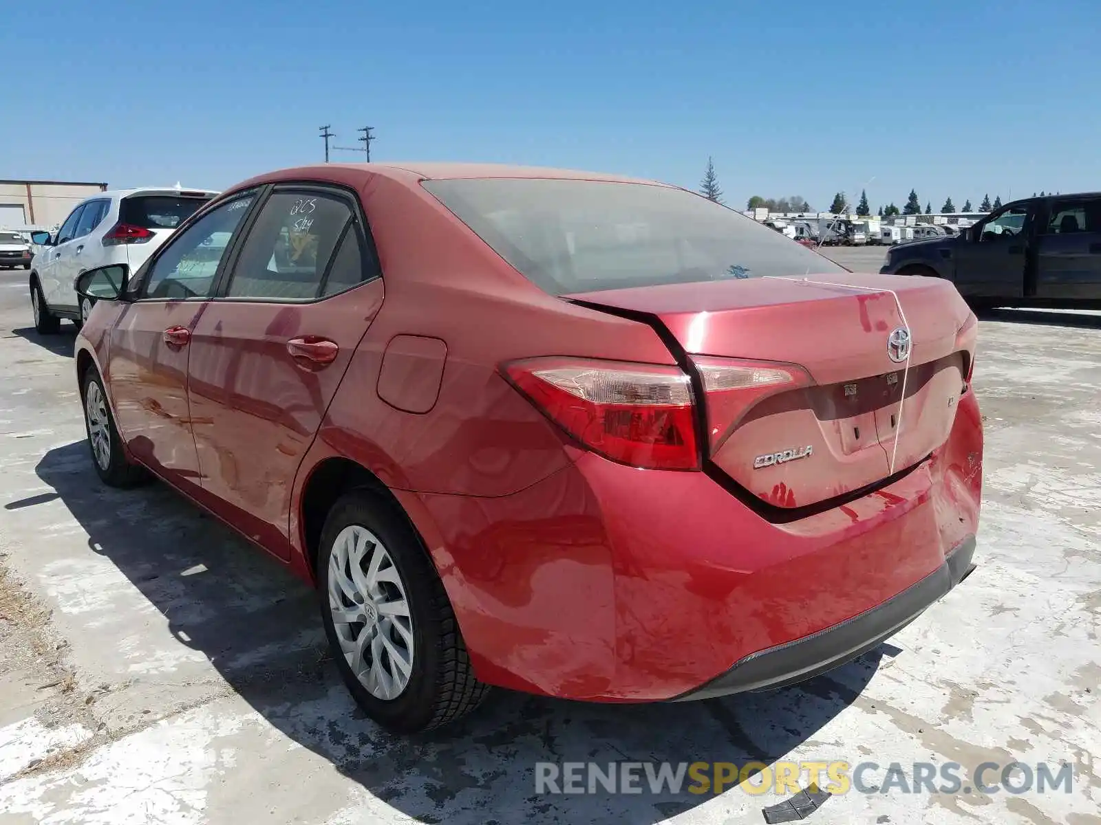 3 Photograph of a damaged car 5YFBURHE4KP889749 TOYOTA COROLLA 2019