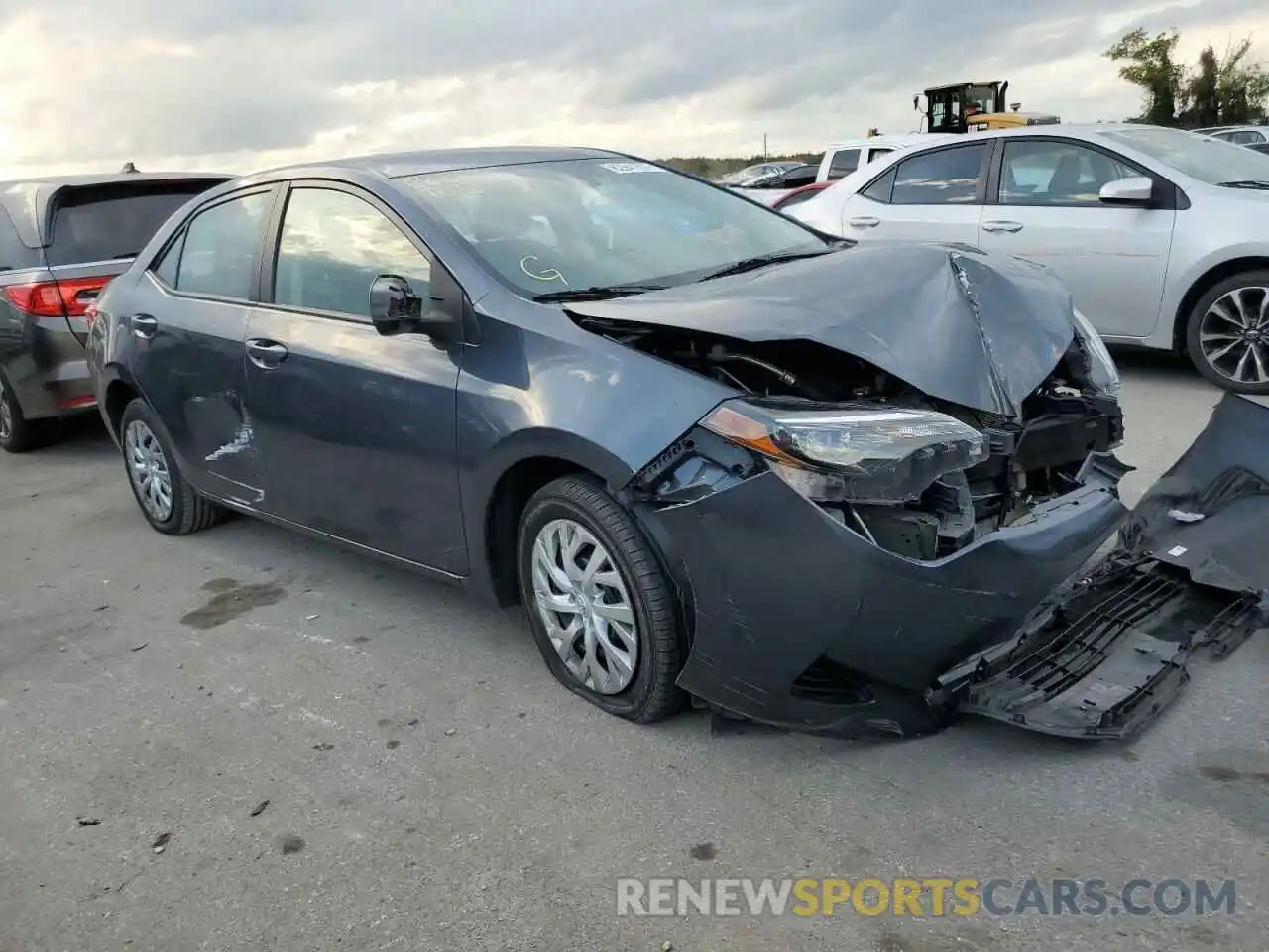 1 Photograph of a damaged car 5YFBURHE4KP889752 TOYOTA COROLLA 2019