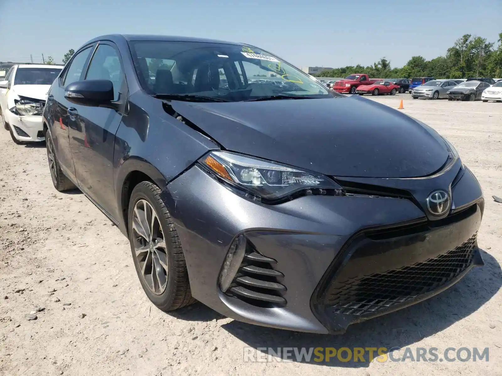 1 Photograph of a damaged car 5YFBURHE4KP890013 TOYOTA COROLLA 2019